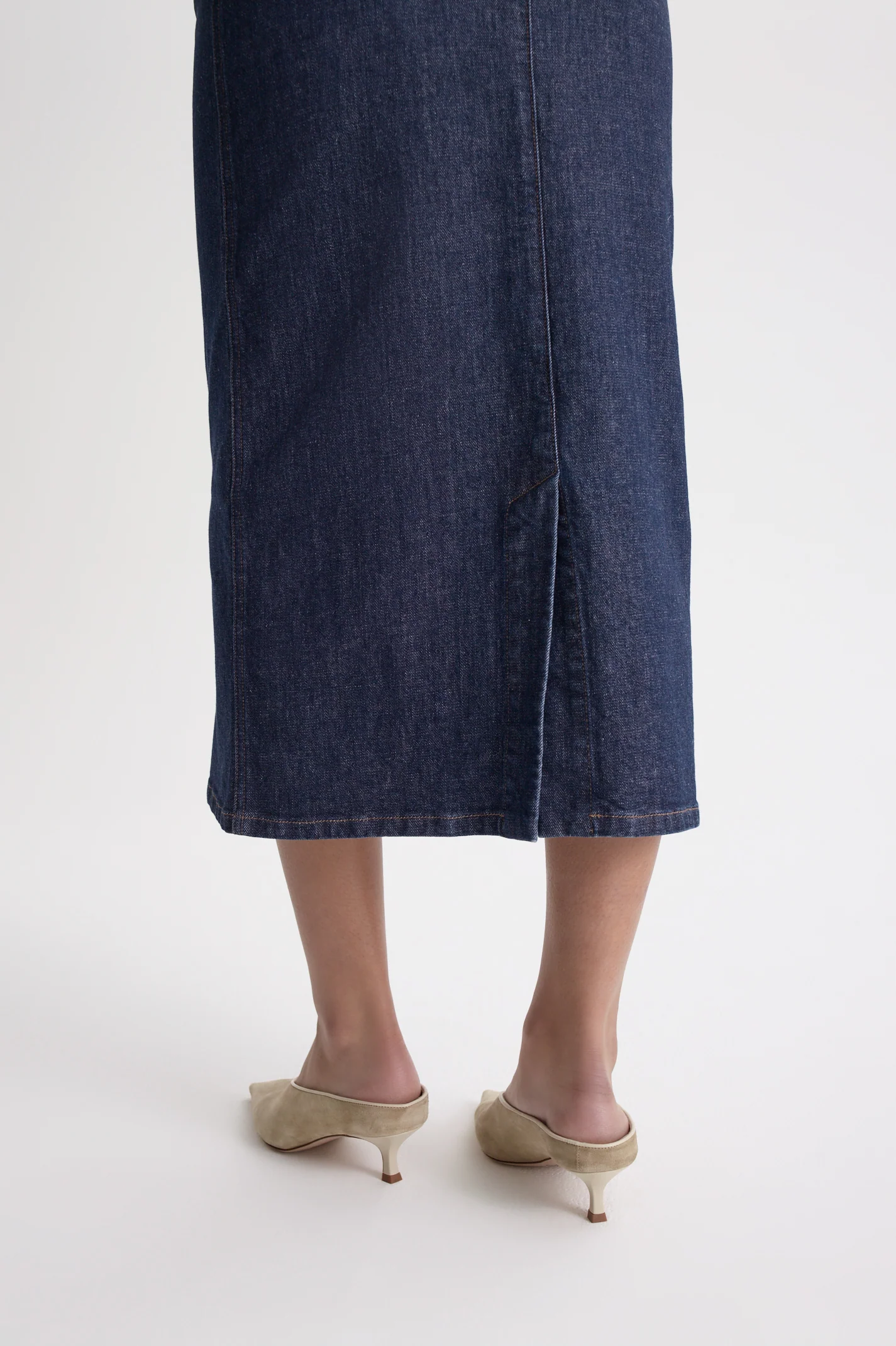 DENIM TAILORED SKIRT - Image 6