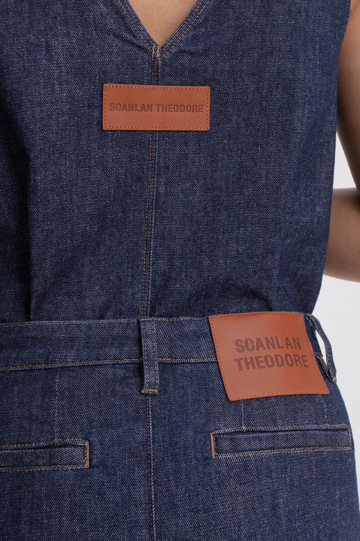 DENIM TAILORED SKIRT - Image 7