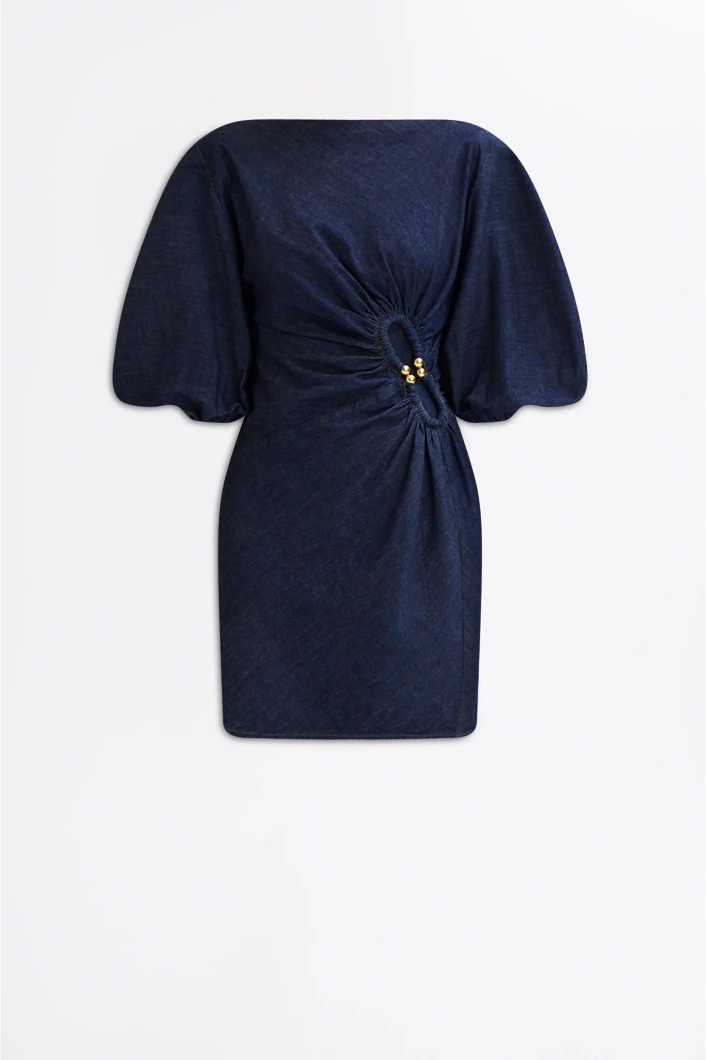 DENIM TURBAN RING DRESS - Image 2