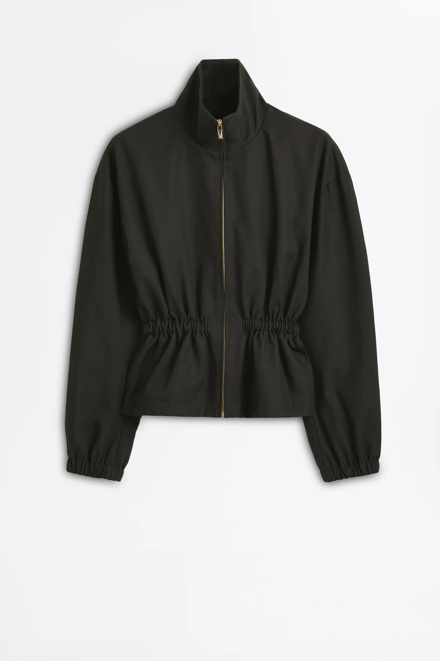 DOUBLE COTTON FUNNEL NECK JACKET - Image 2