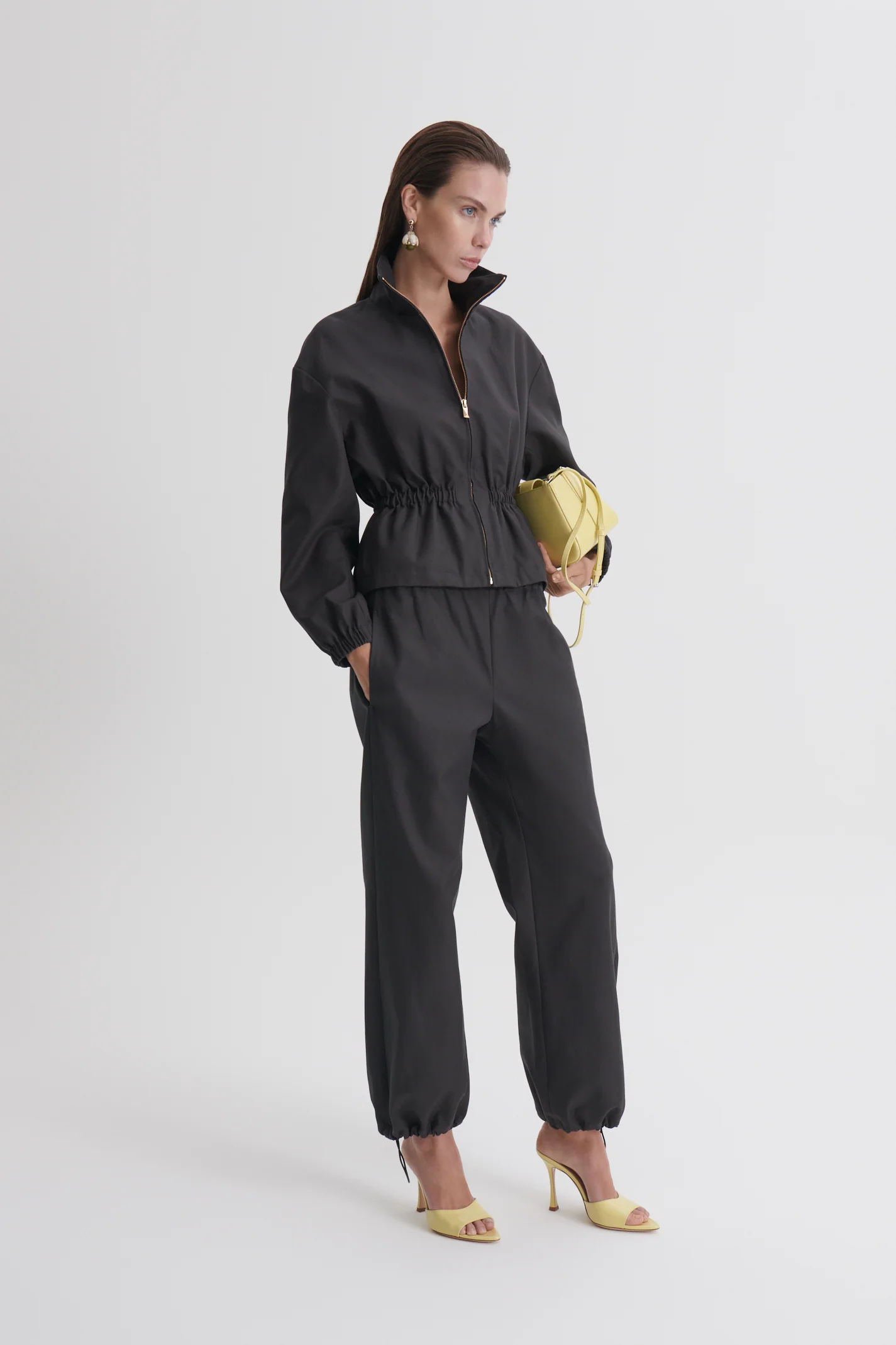 DOUBLE COTTON FUNNEL NECK JACKET - Image 4