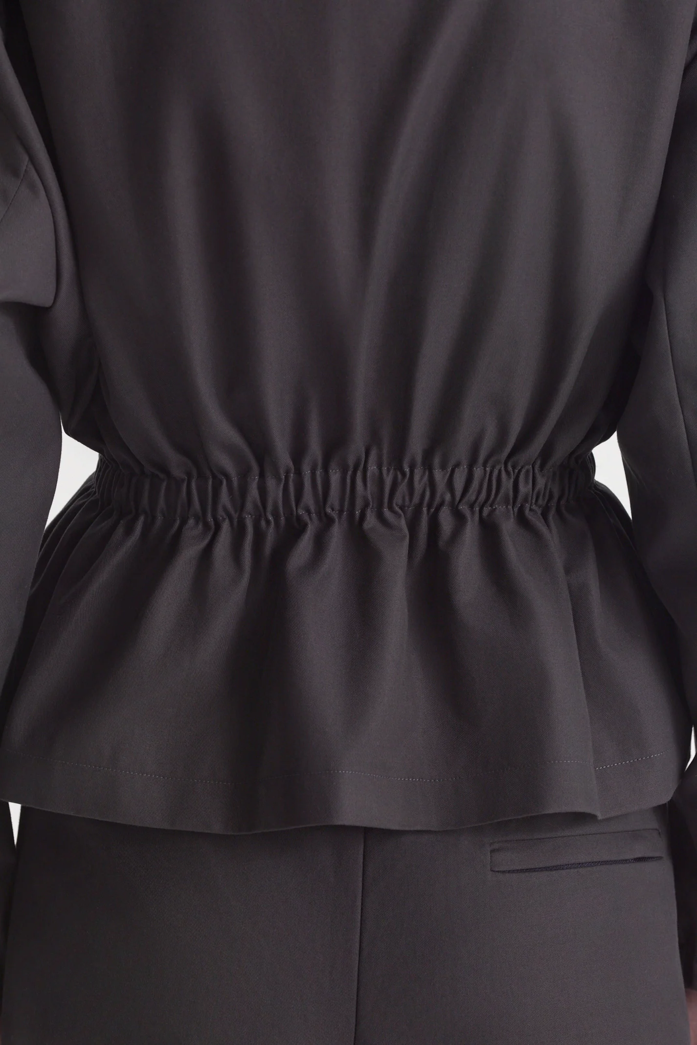 DOUBLE COTTON FUNNEL NECK JACKET - Image 9