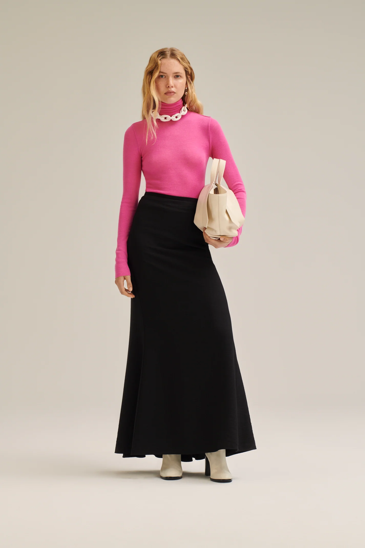 DRAPED LONG SKIRT - Image 3