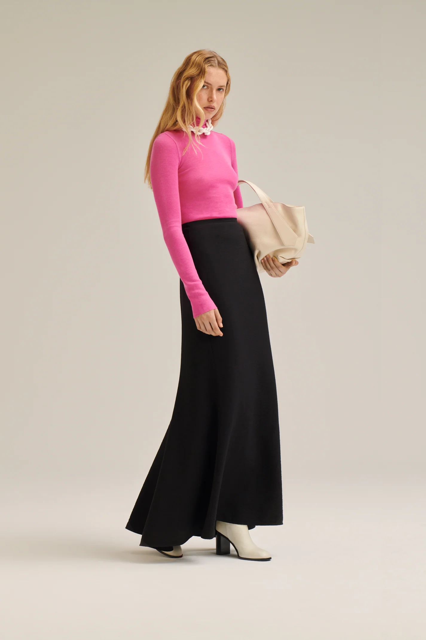 DRAPED LONG SKIRT - Image 4