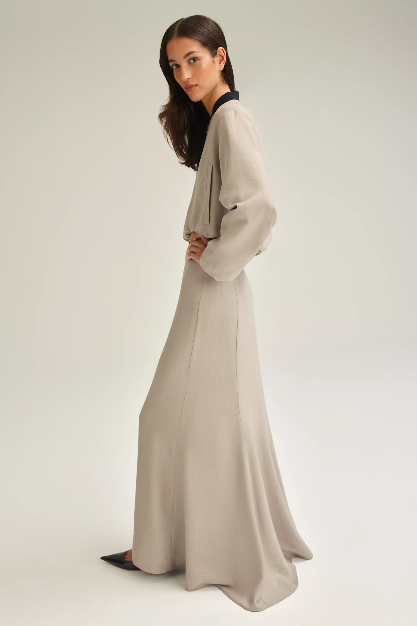 DRAPED LONG SKIRT - Image 7