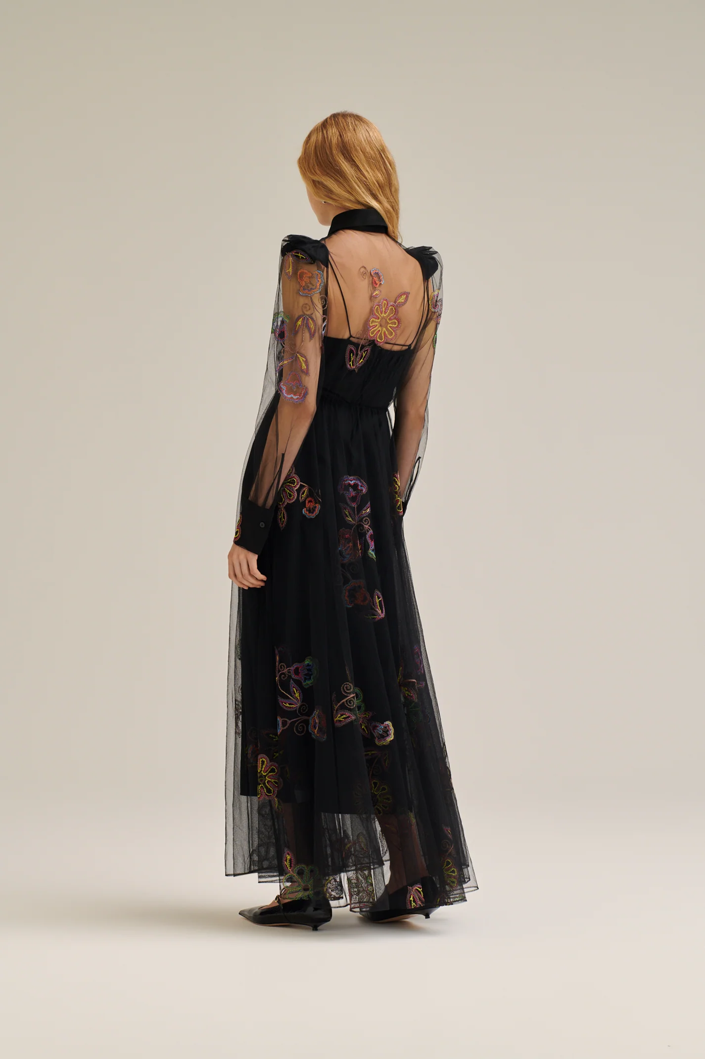 EMBROIDERED TULLE GOWN - Image 5