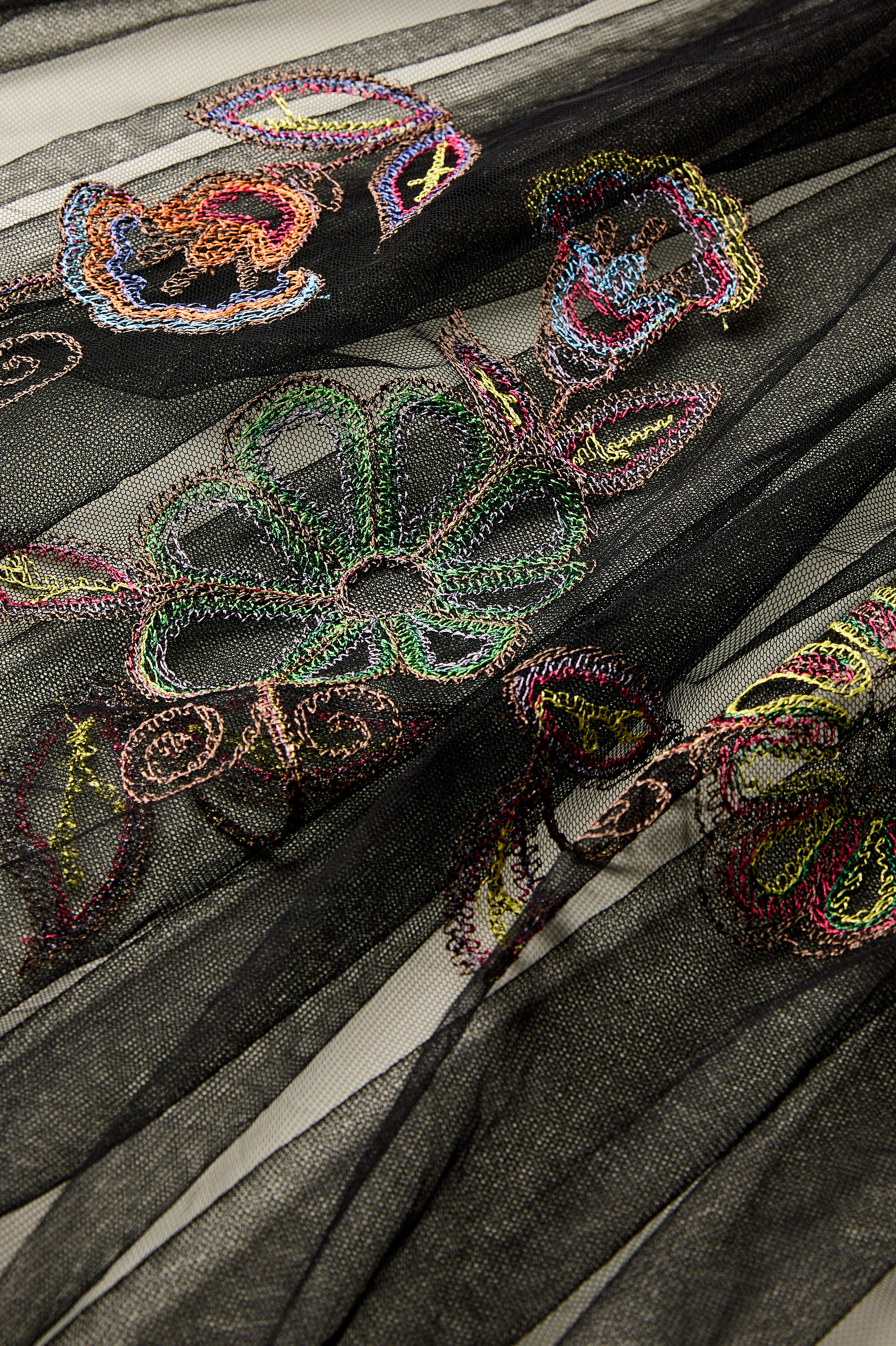 EMBROIDERED TULLE GOWN - Image 9