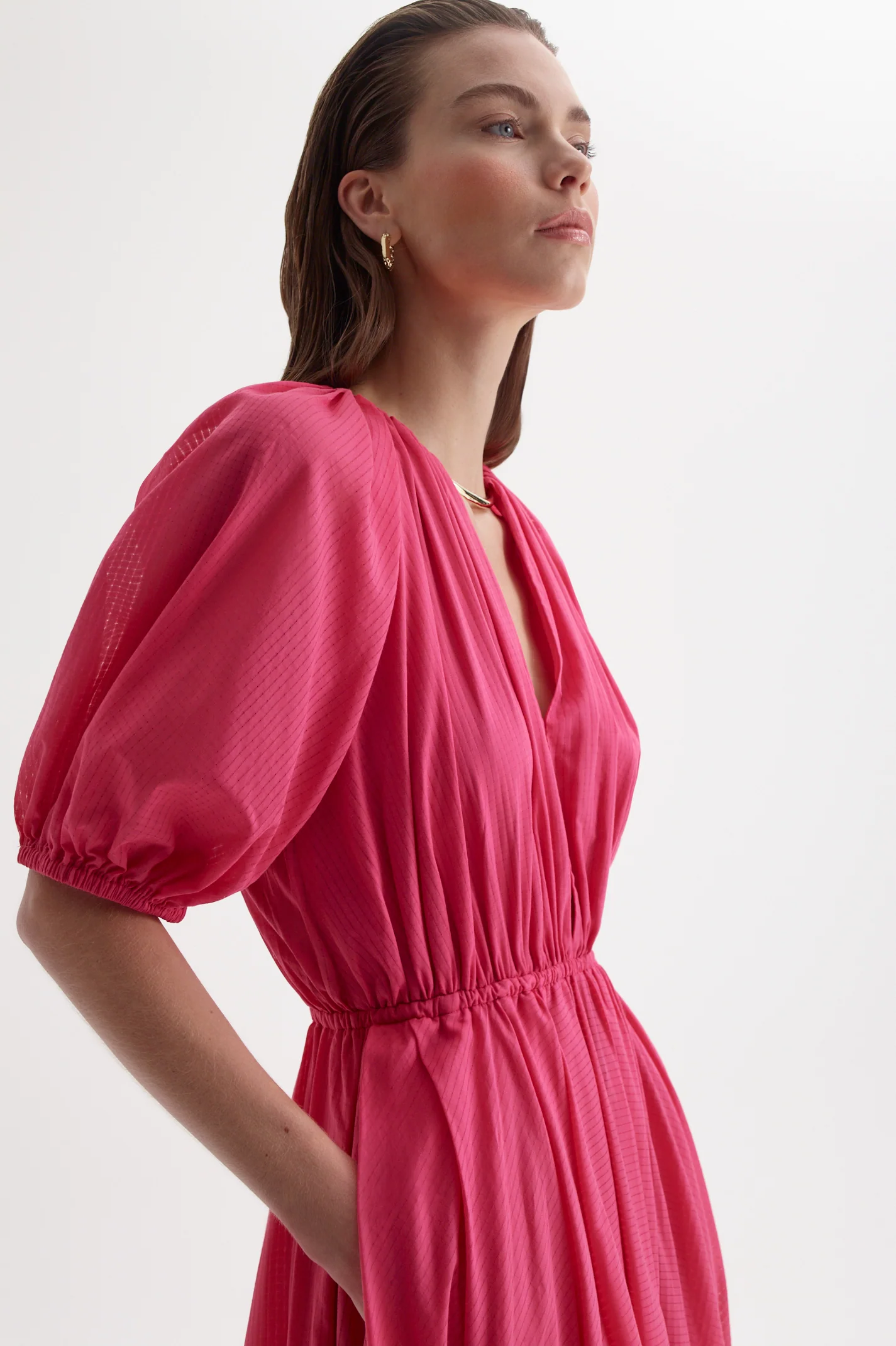 GINGHAM VOILE DRESS - Image 7