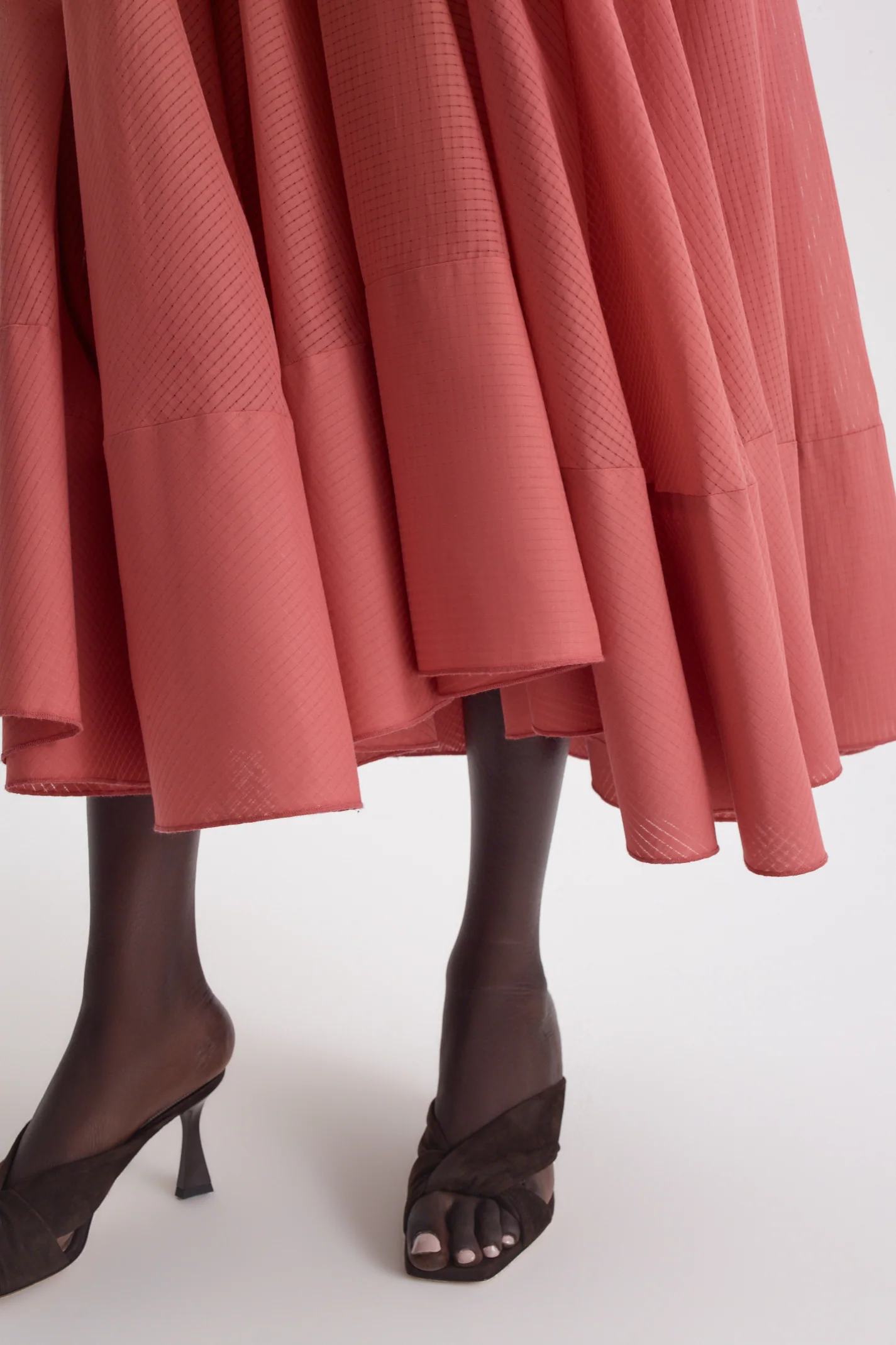 GINGHAM VOILE DRESS - Image 8