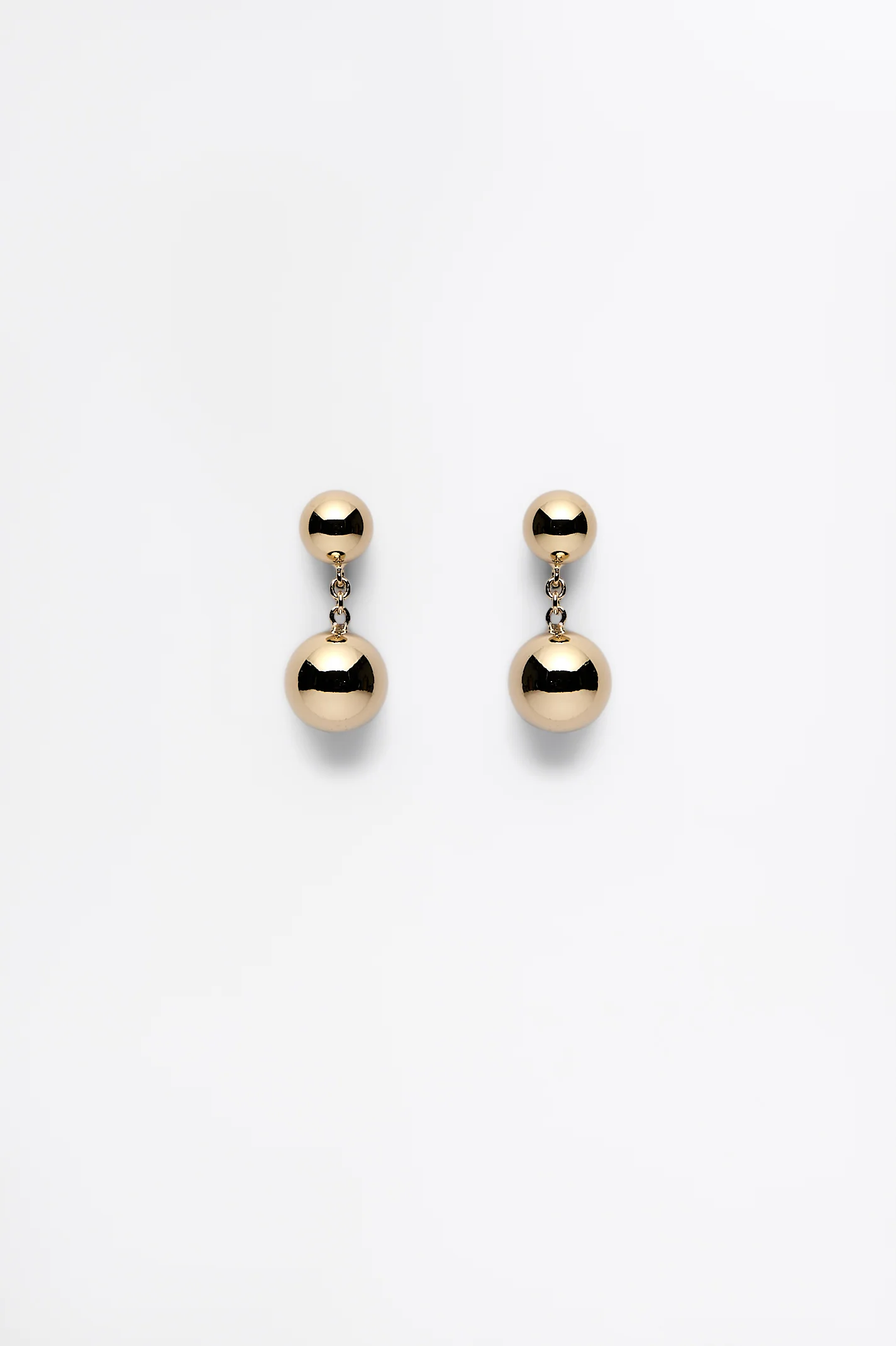 ITALIAN SPHERE DROP EARRINGS - Image 2