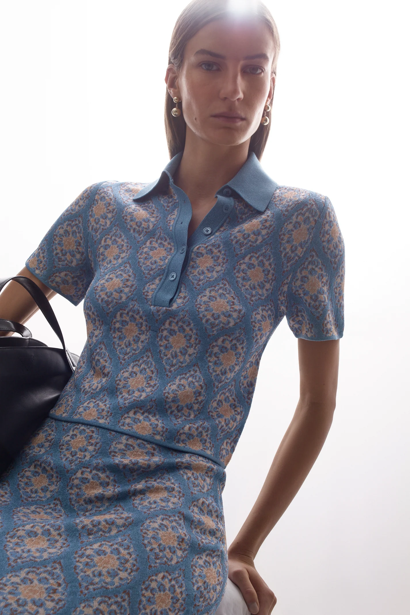 KNIT BROCADE TOP - Image 9
