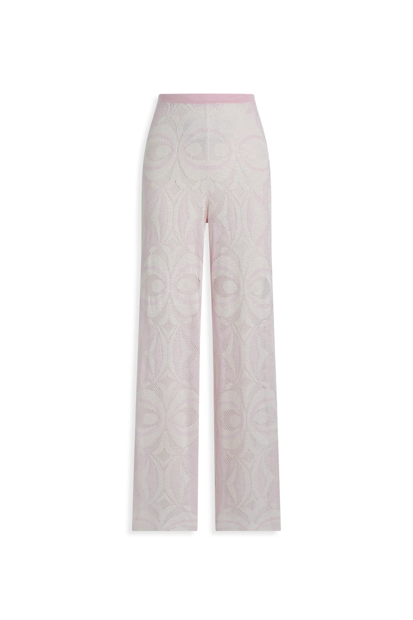 KNIT JACQUARD TROUSER