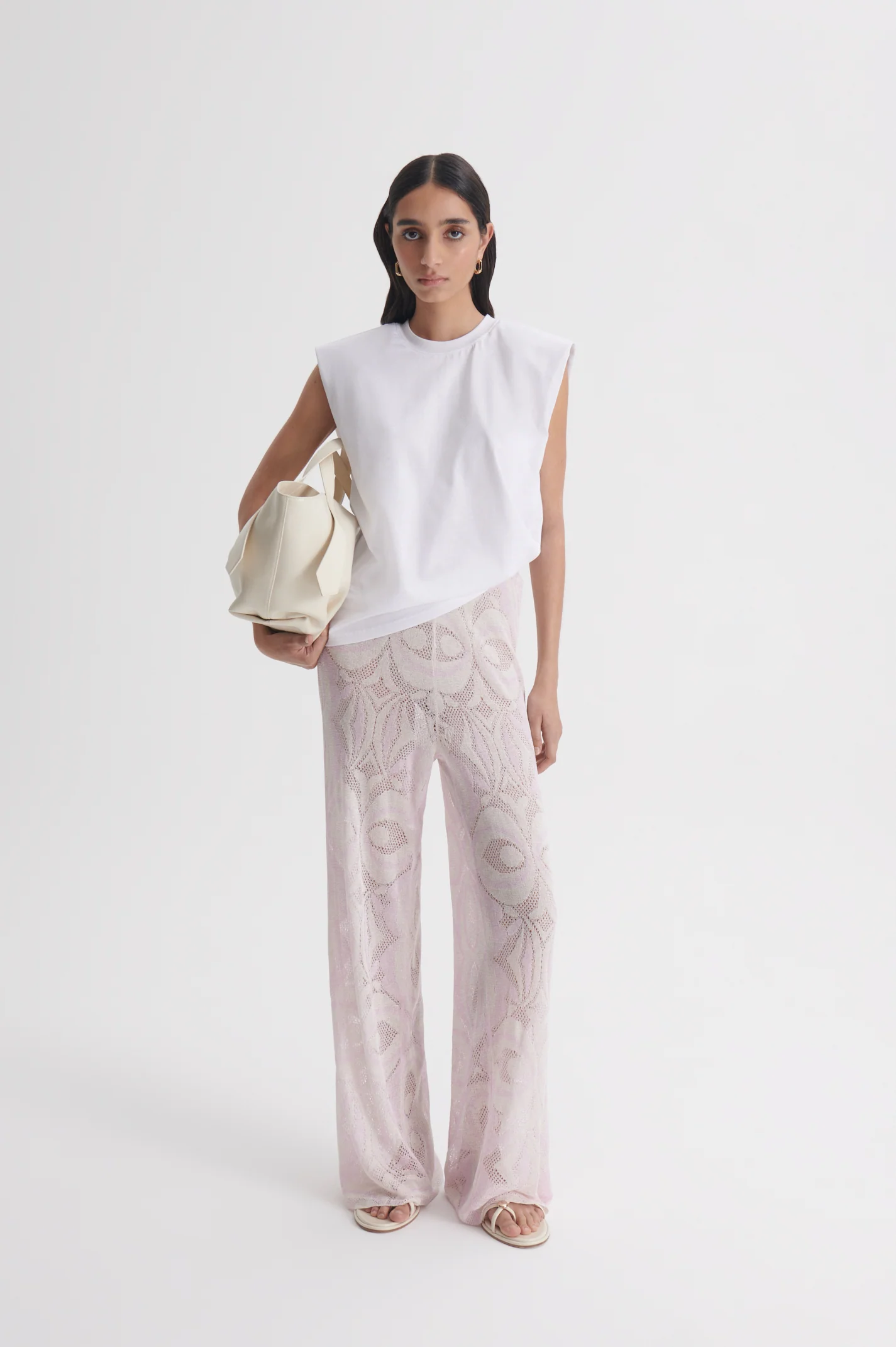KNIT JACQUARD TROUSER - Image 3