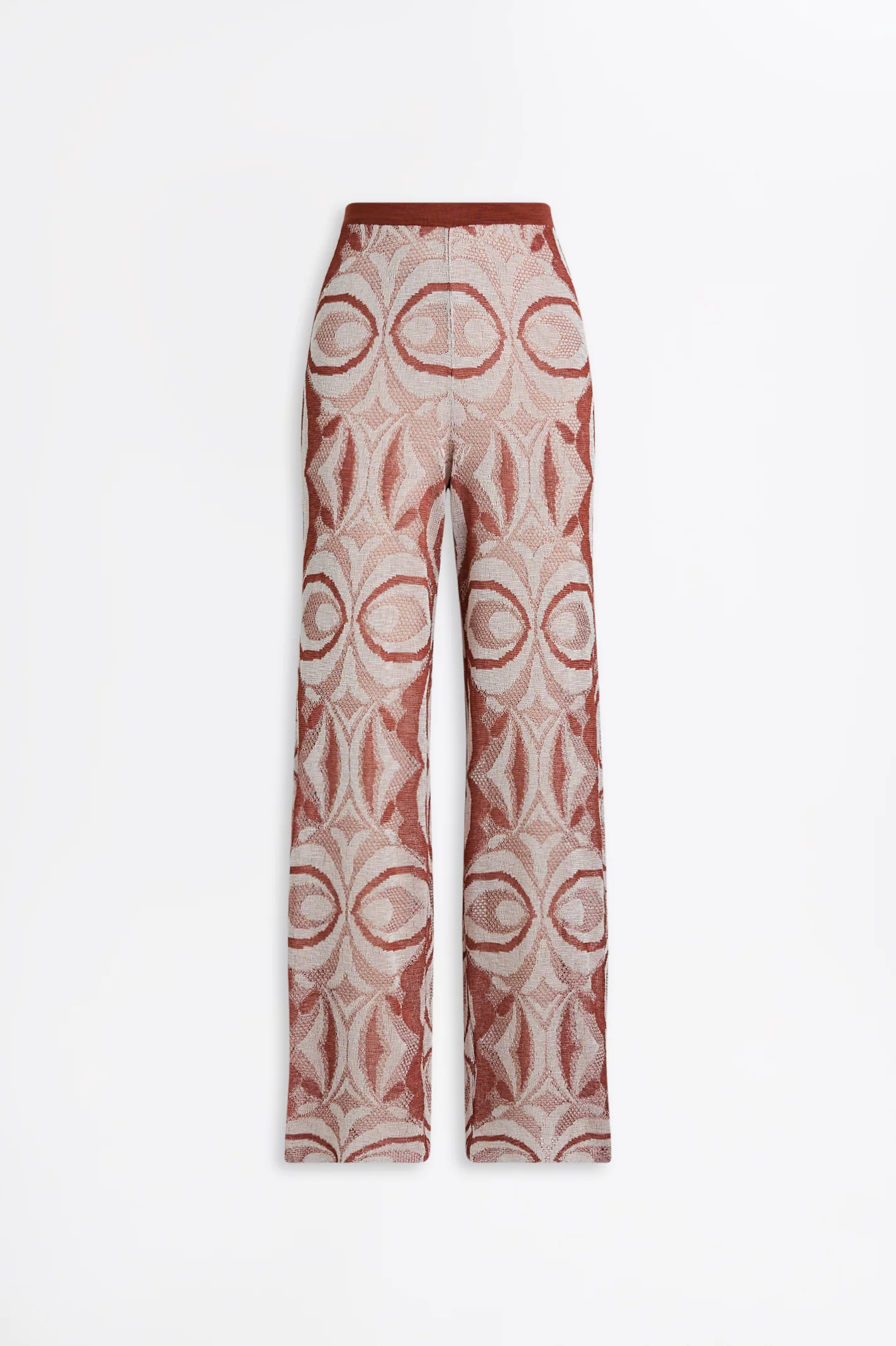 KNIT JACQUARD TROUSER - Image 2