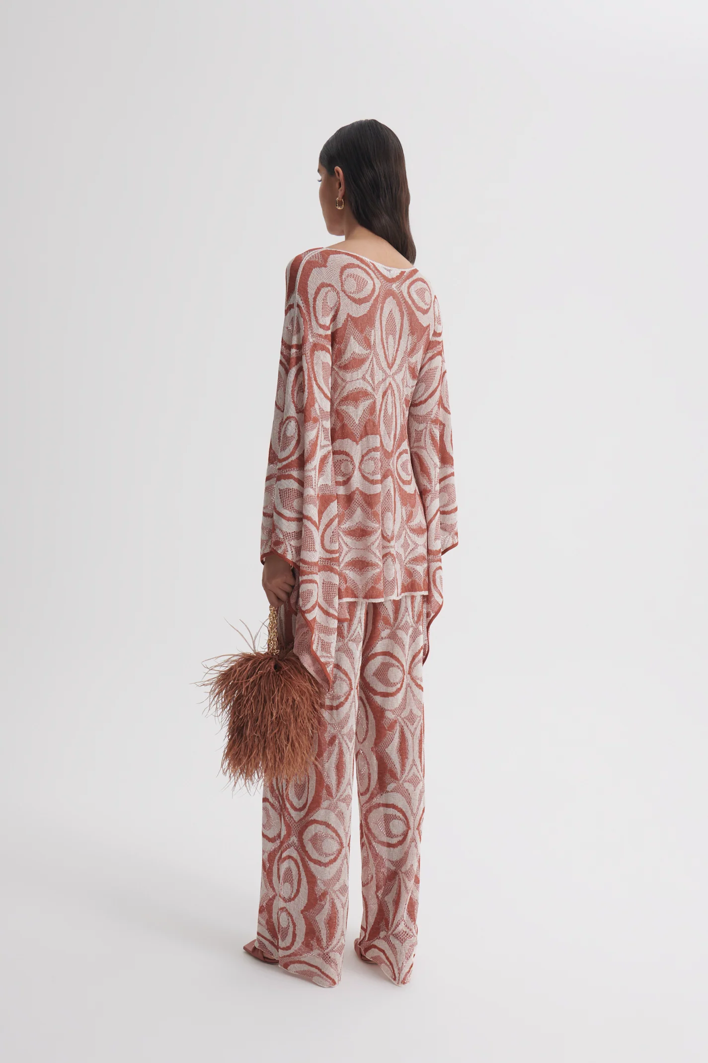 KNIT JACQUARD TROUSER - Image 5