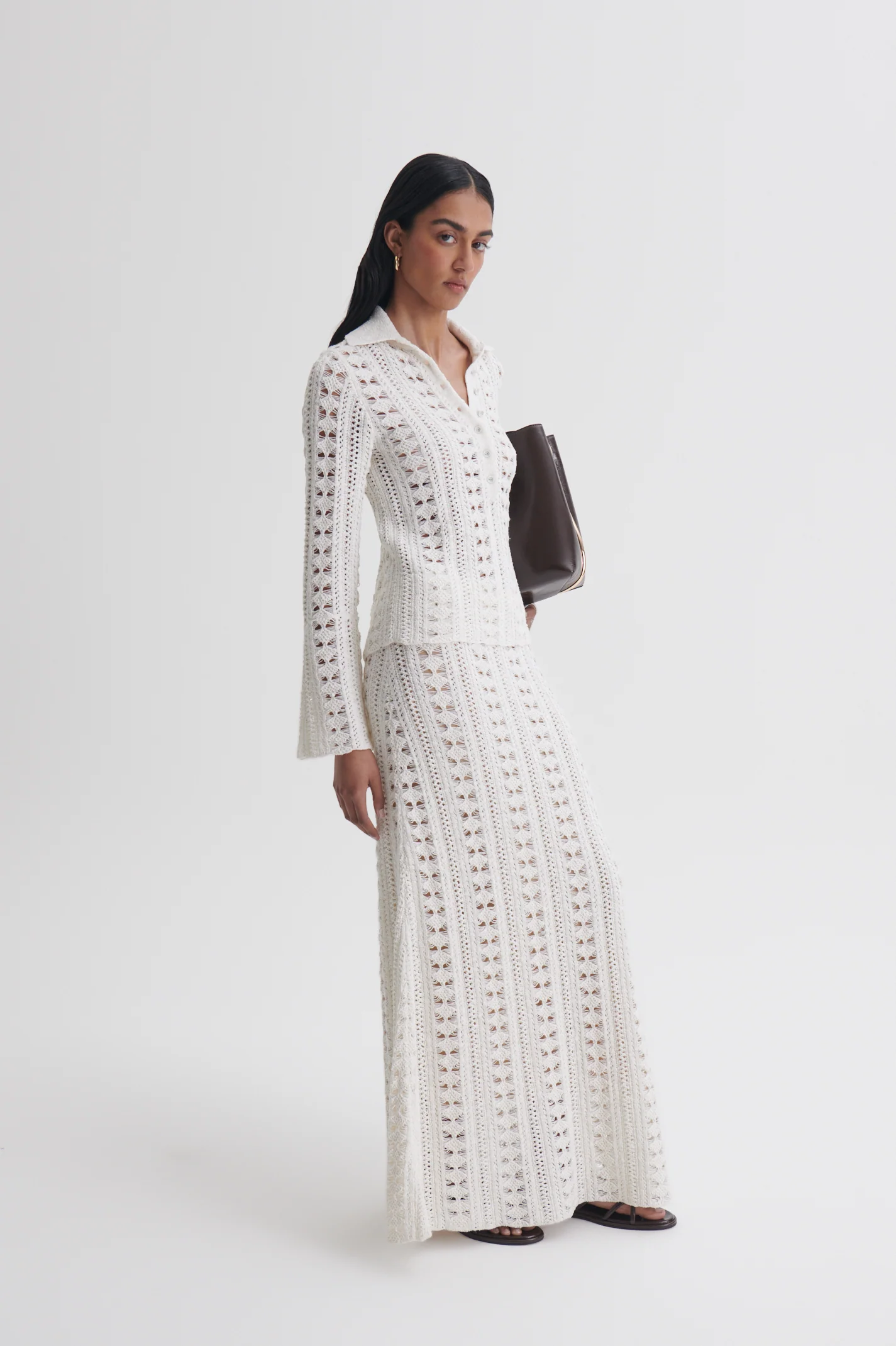LACE KNIT SKIRT - Image 4