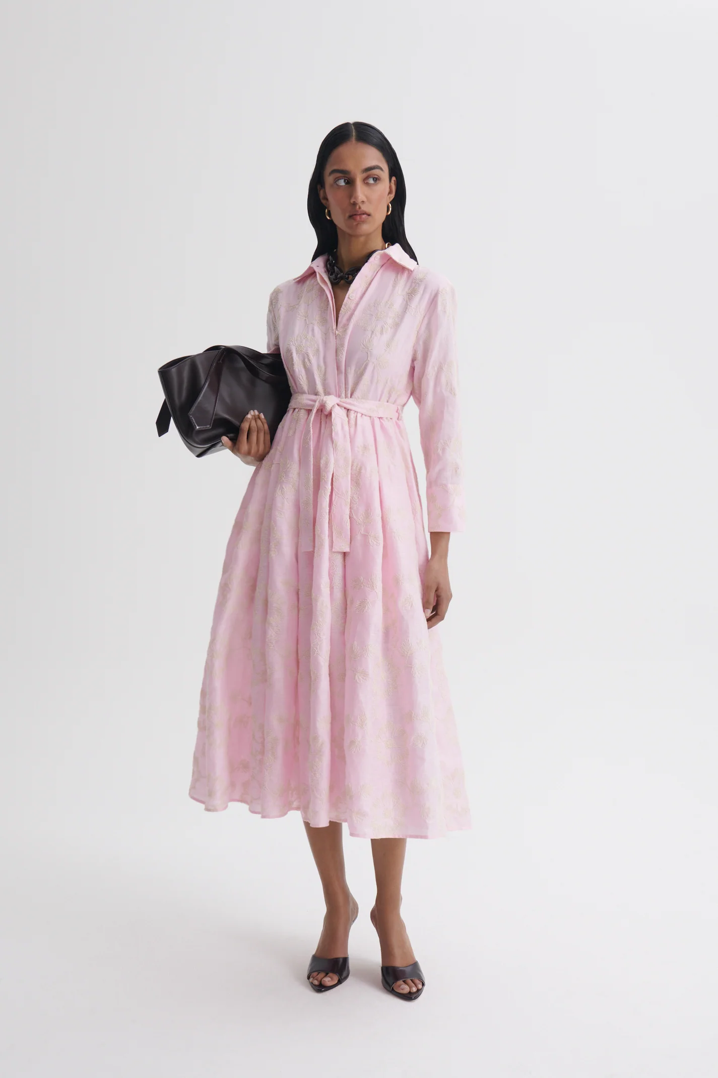 LINEN CORNELLI SHIRT DRESS - Image 4