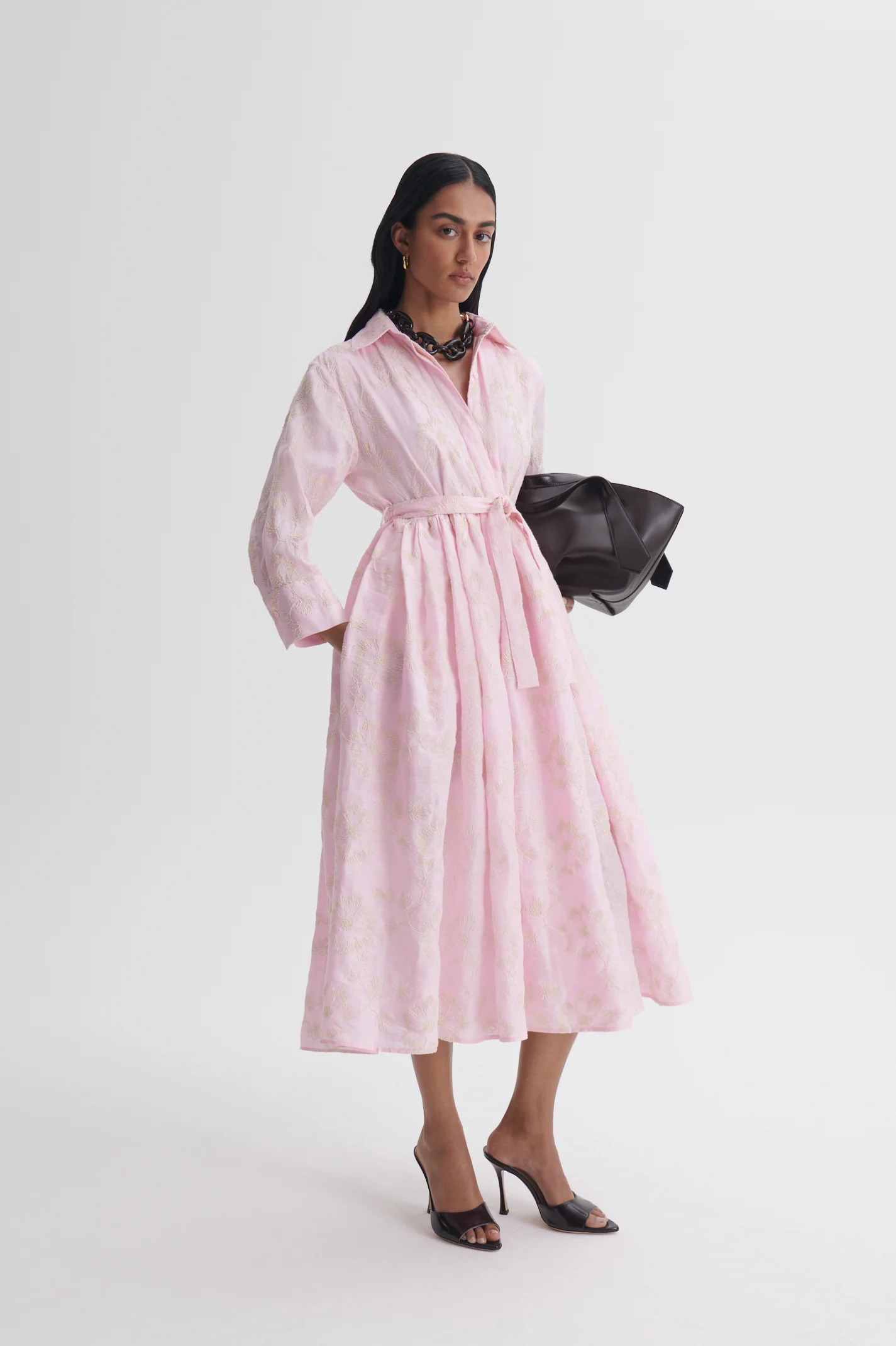 LINEN CORNELLI SHIRT DRESS - Image 5