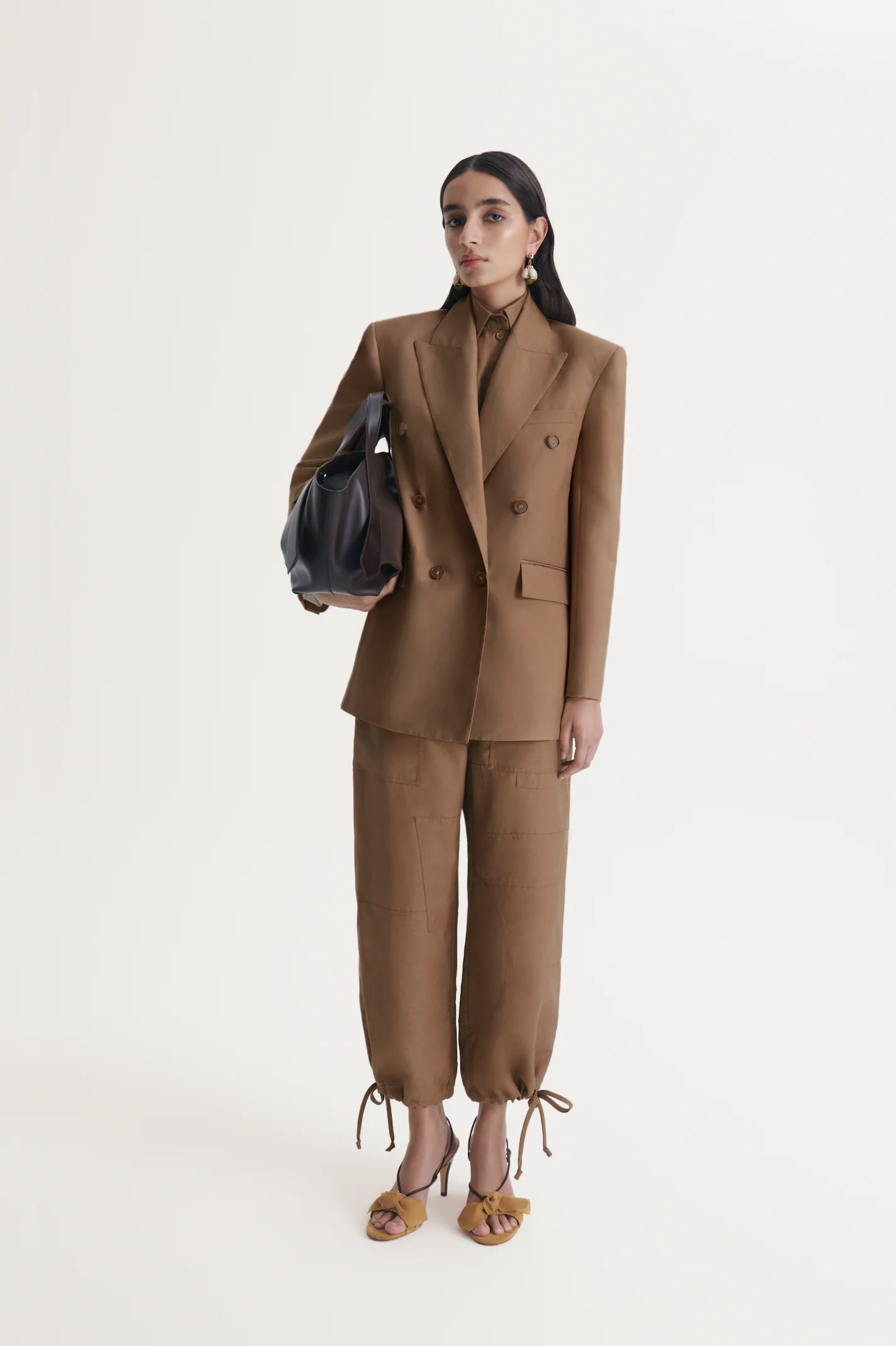 LINEN DOUBLE BREASTED JACKET - Image 3