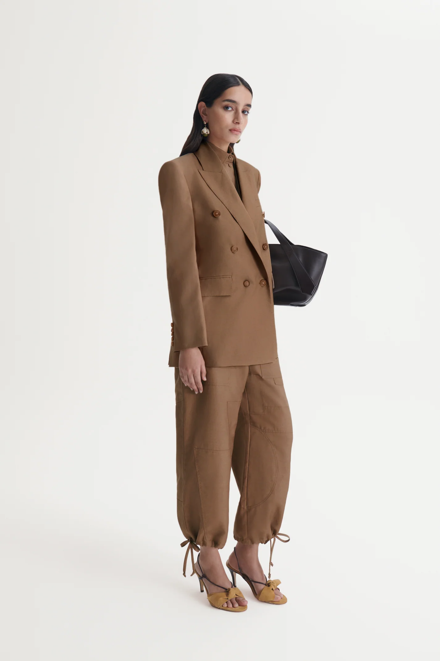 LINEN DOUBLE BREASTED JACKET - Image 4