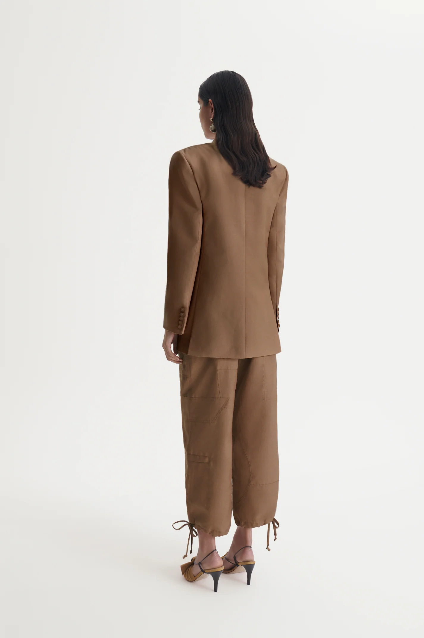 LINEN DOUBLE BREASTED JACKET - Image 5