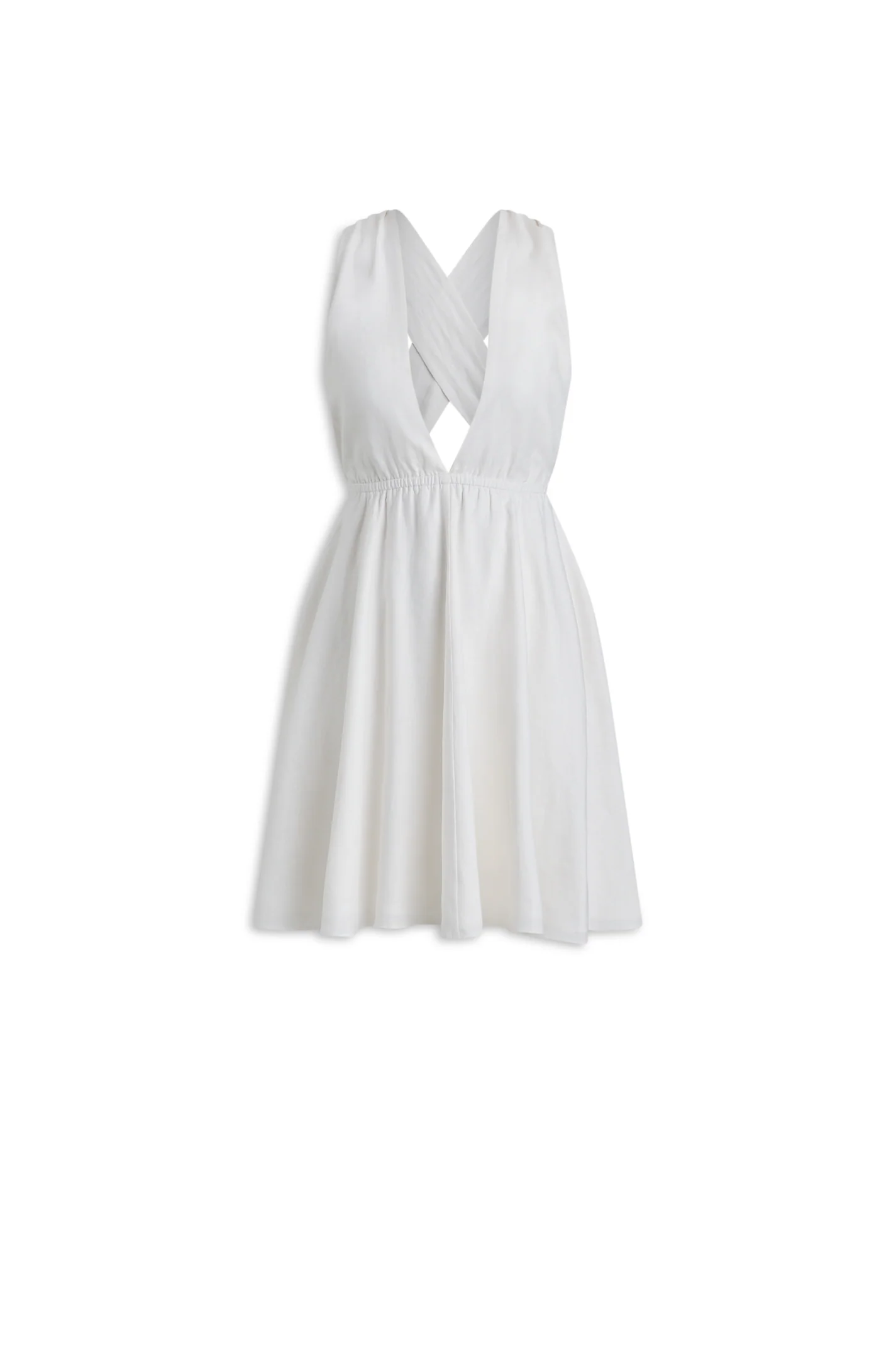 LINEN HALTER MINI