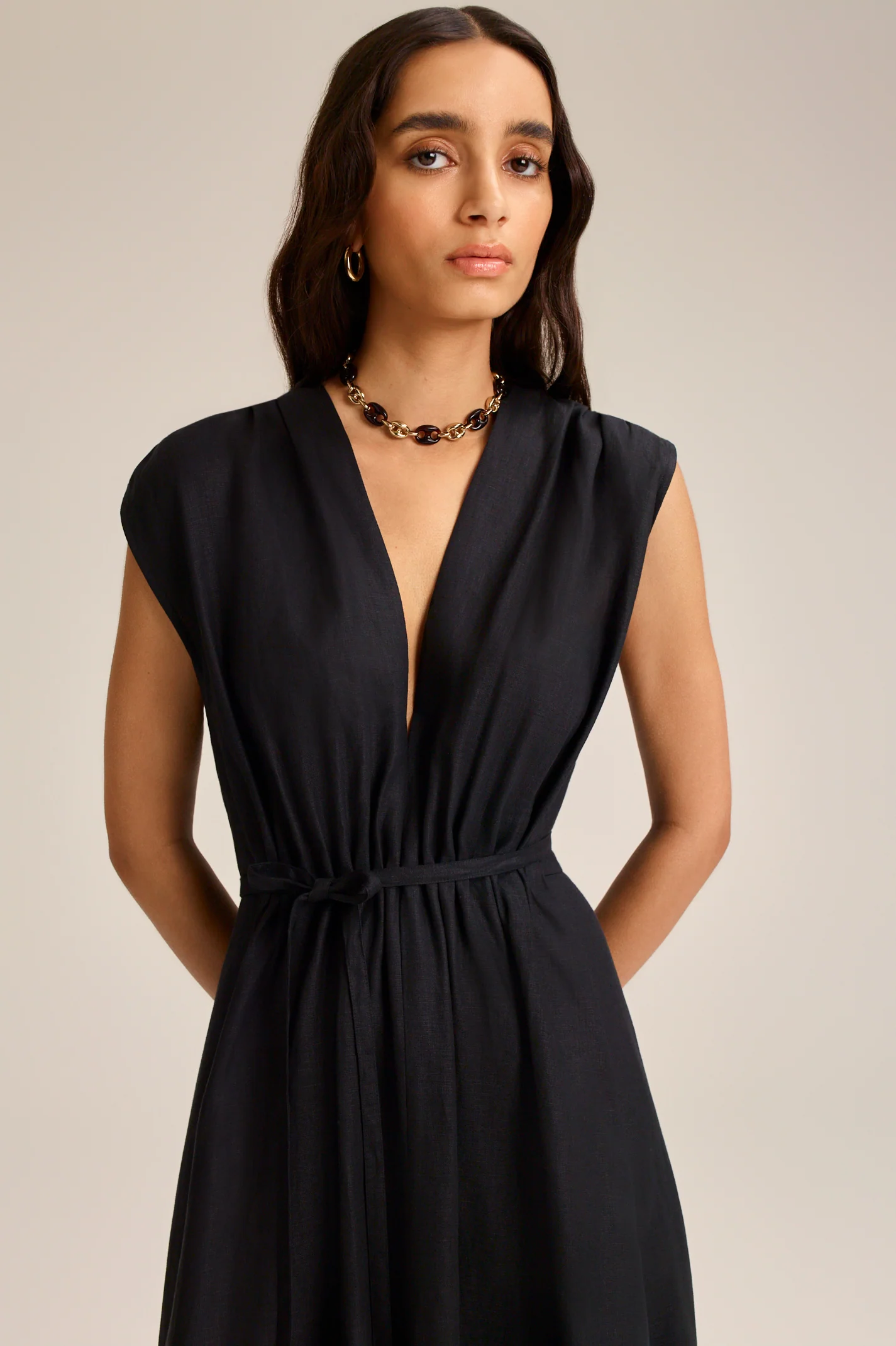 LINEN LONG DRESS - Image 3