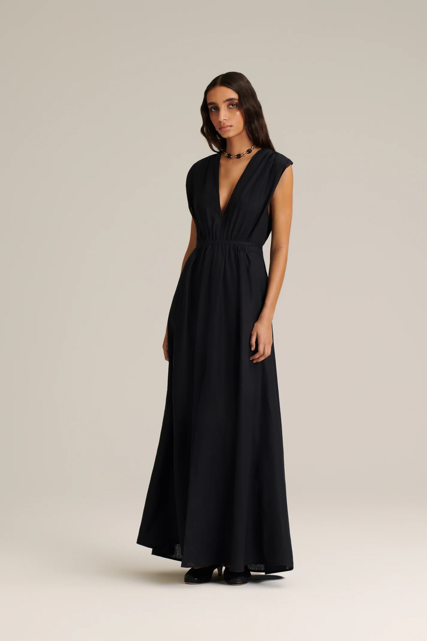 LINEN LONG DRESS - Image 4