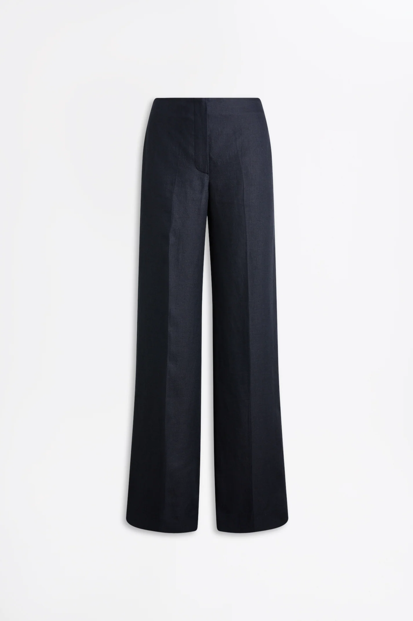LINEN MID RISE TROUSER - Image 2