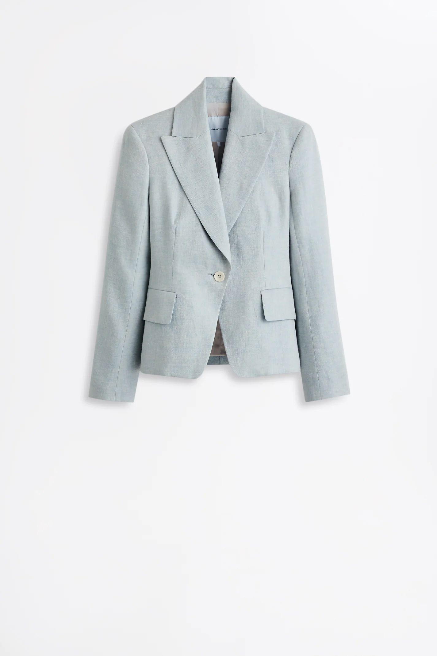 LINEN ONE BUTTON JACKET - Image 2