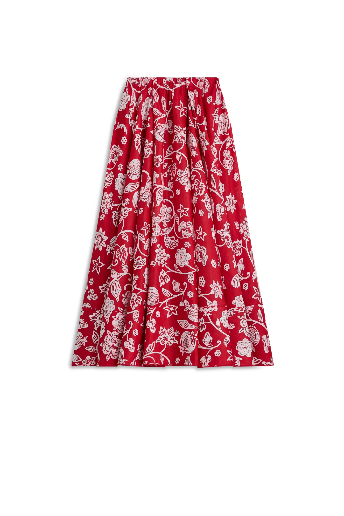 LINEN TROPICAL BONDED SKIRT