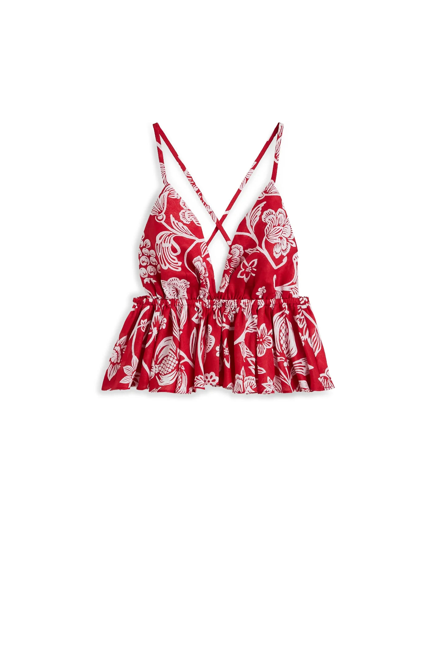 LINEN TROPICAL CAMISOLE