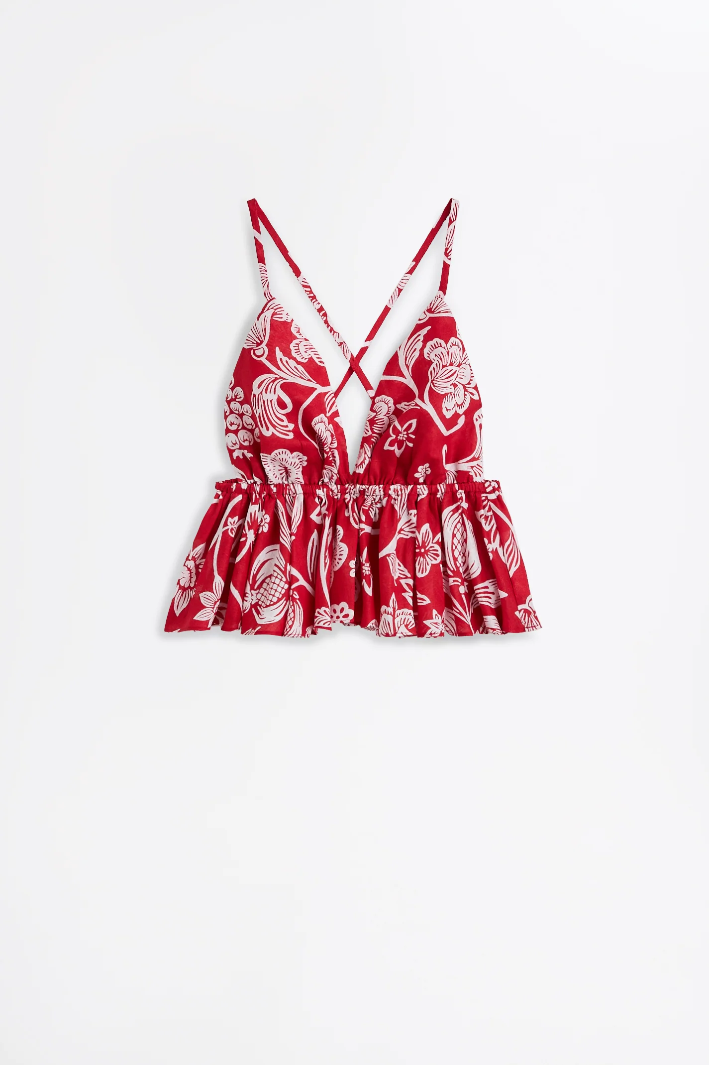 LINEN TROPICAL CAMISOLE - Image 2