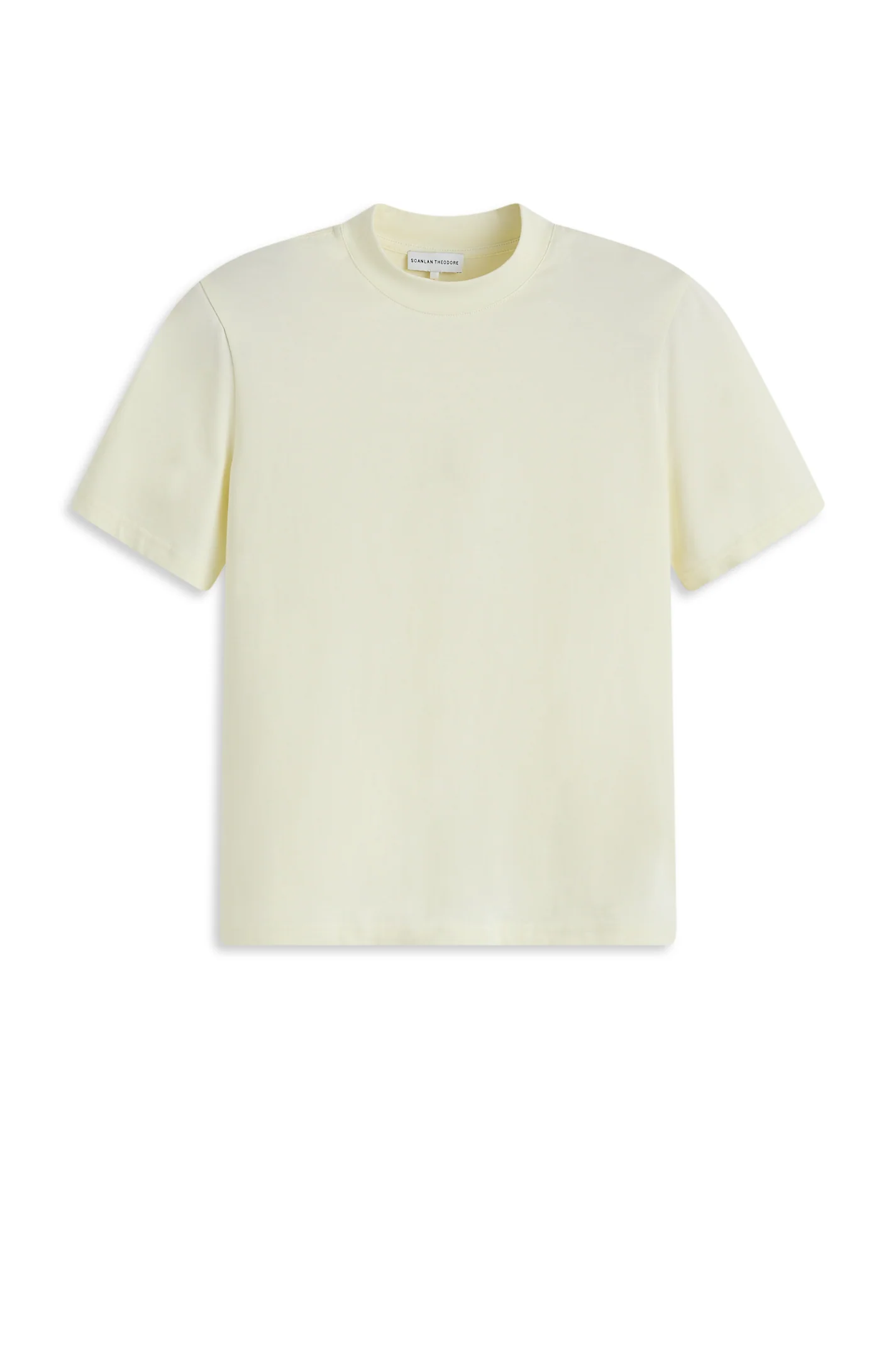 MERCERISED SHOULDER PAD TEE