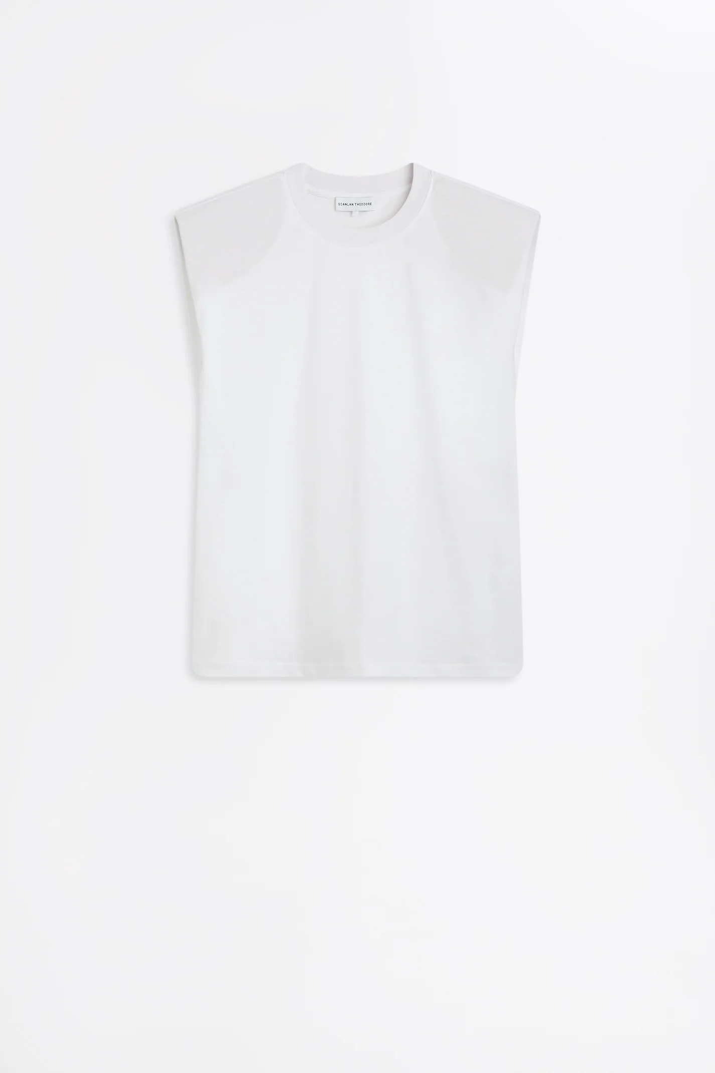 MERCERISED SLEEVELESS T-SHIRT - Image 2