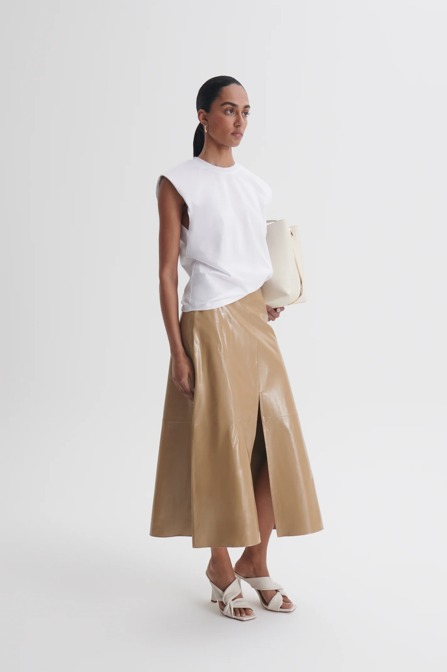 MERCERISED SLEEVELESS T-SHIRT - Image 5