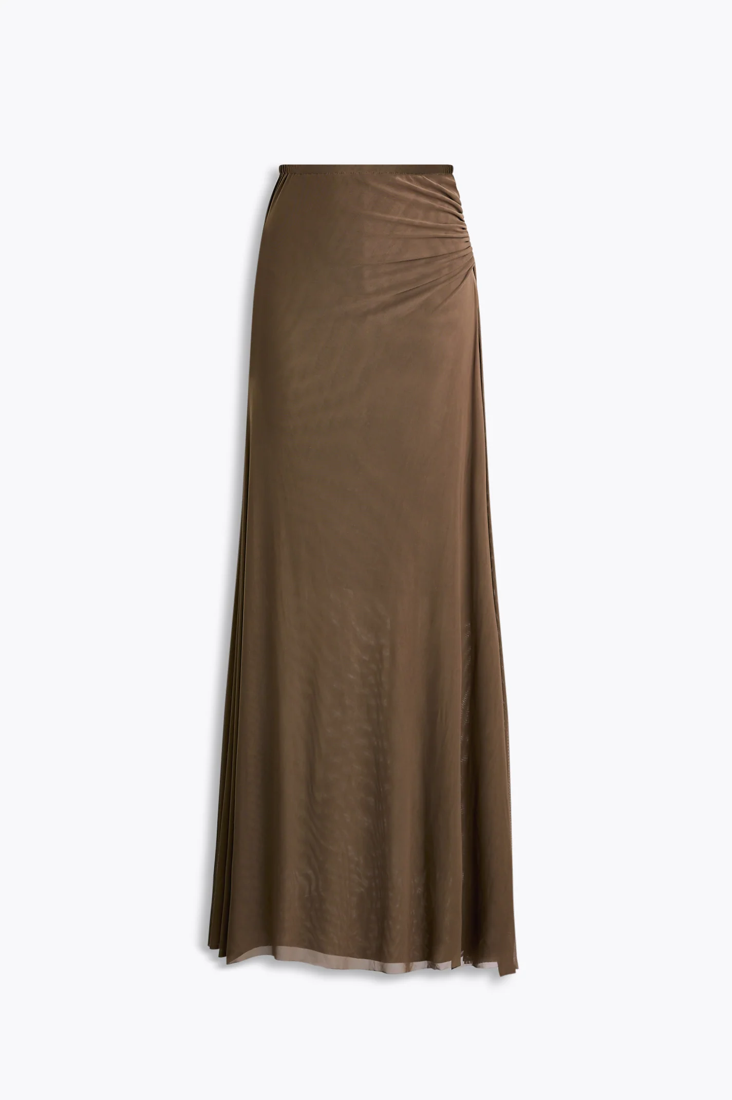 MESH DRAPED SKIRT