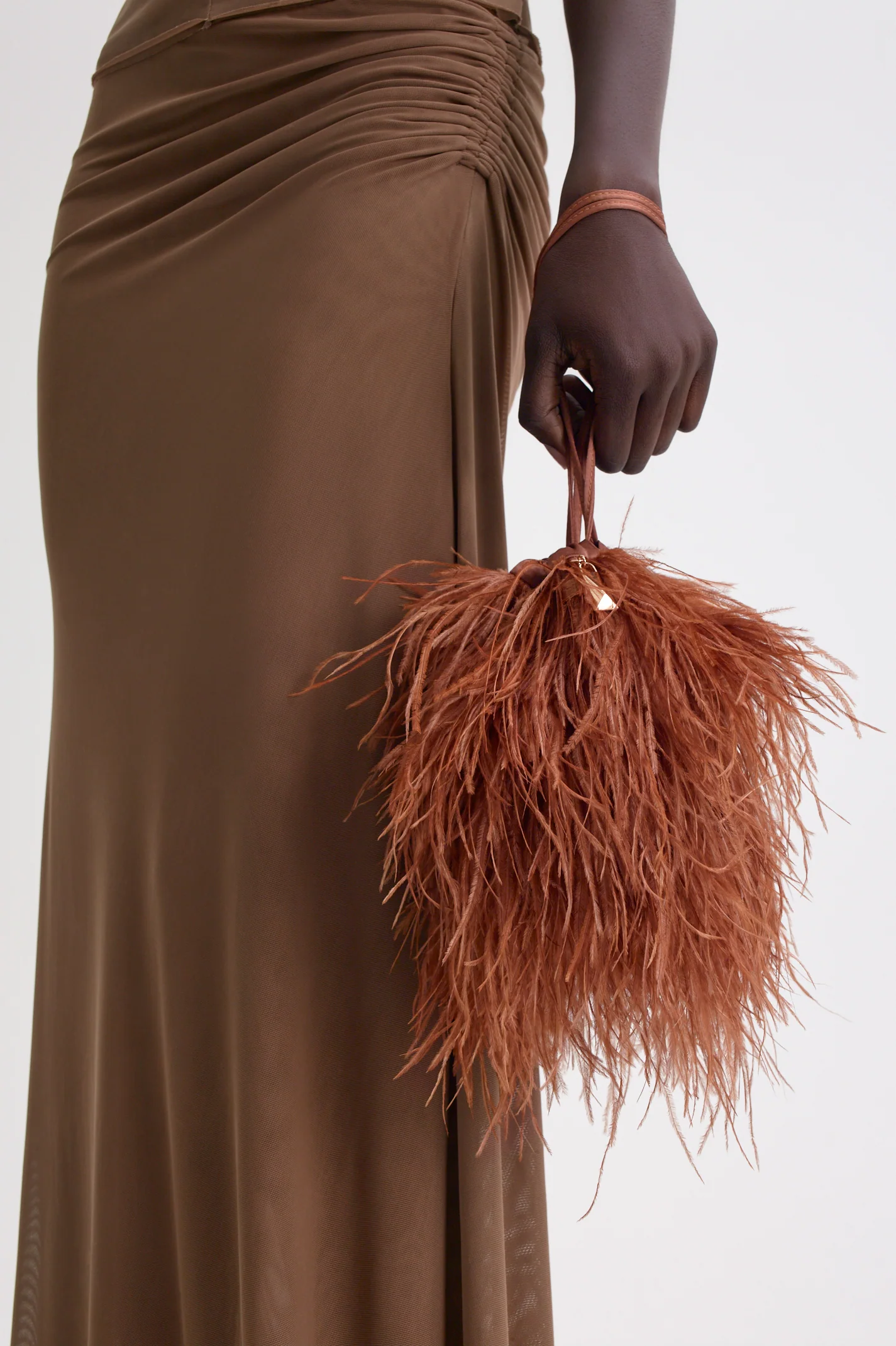 MESH DRAPED SKIRT - Image 7