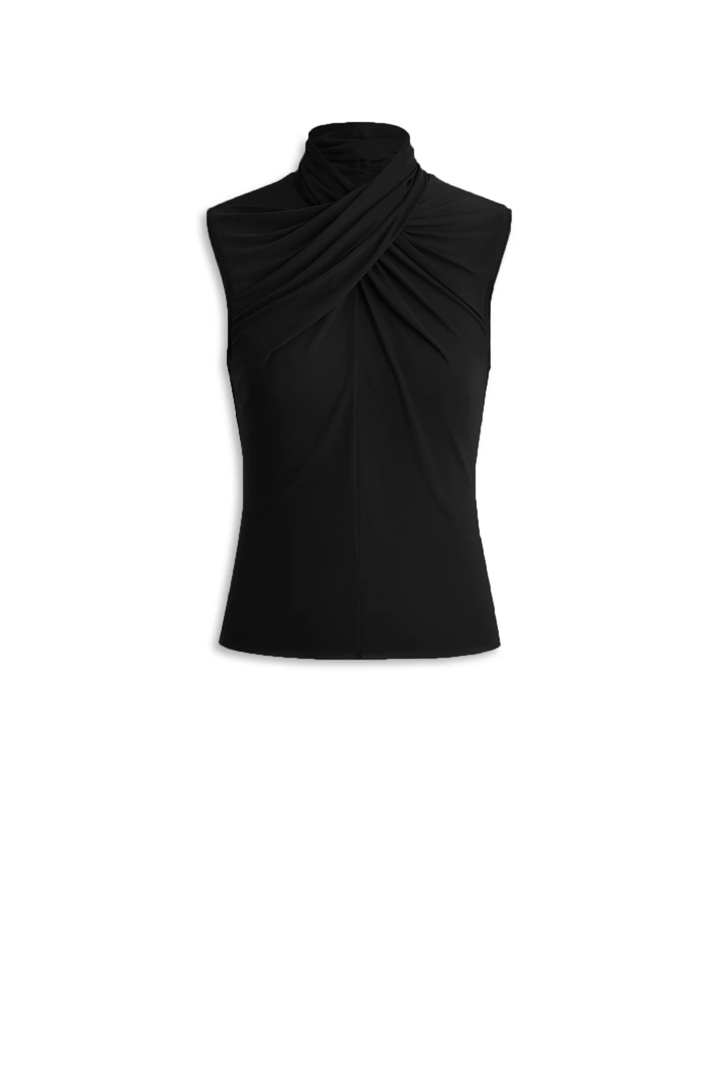 MESH TURBAN SLEEVELESS TOP