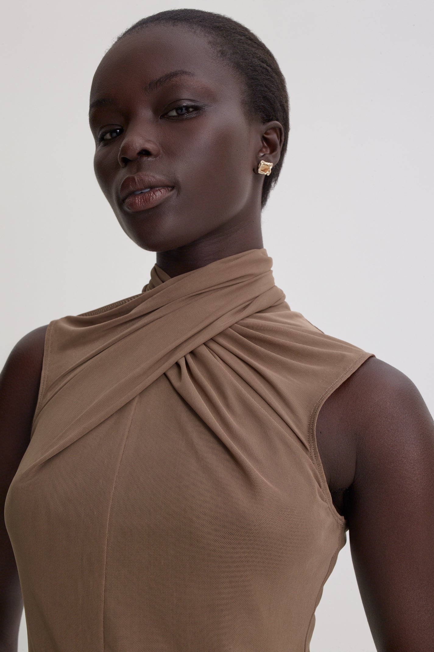 MESH TURBAN SLEEVELESS TOP - Image 6