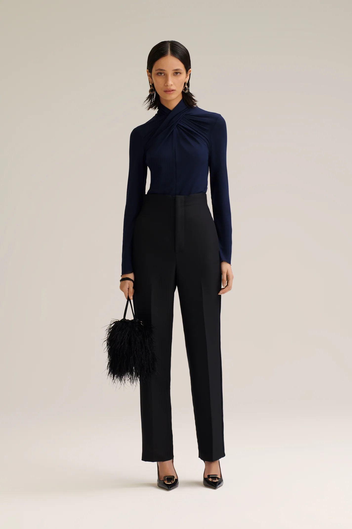 MESH TURBAN TWIST TOP - Image 4