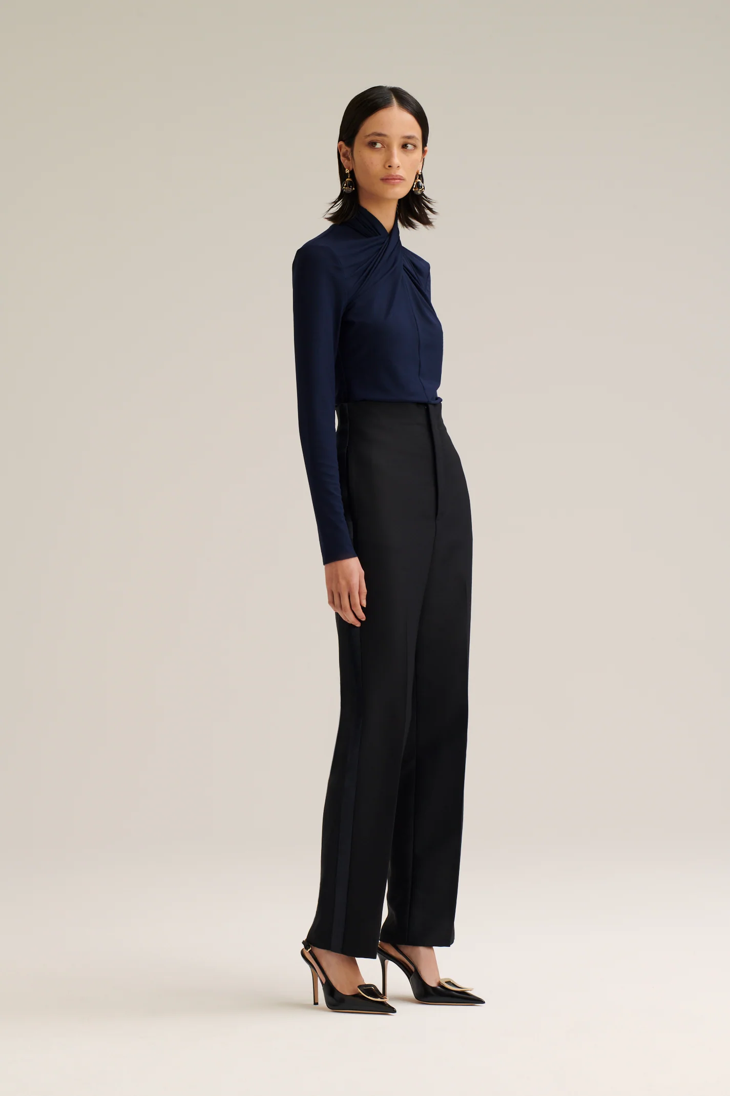 MESH TURBAN TWIST TOP - Image 5