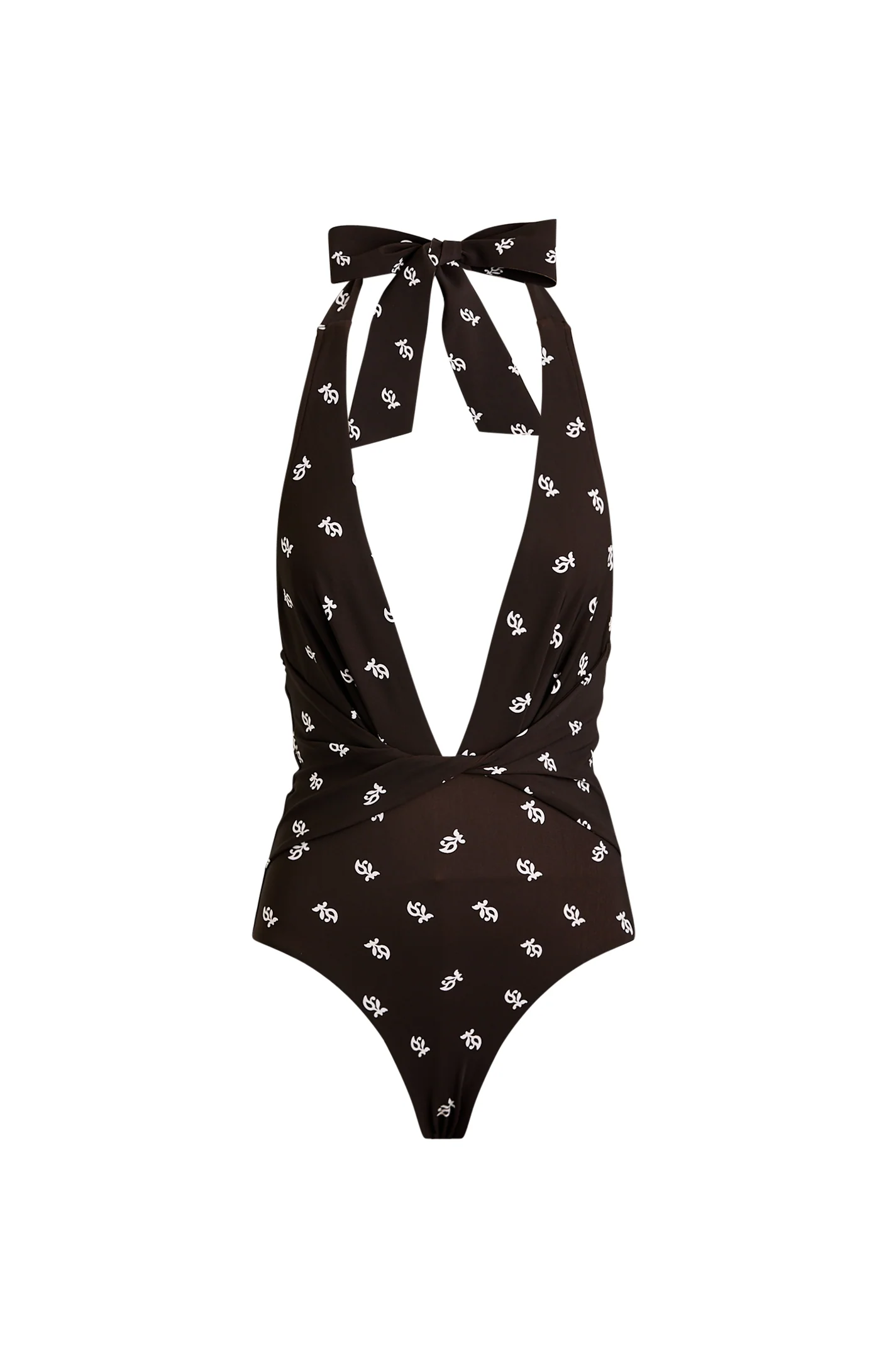 PAISLEY TURBAN DRAPE ONE PIECE
