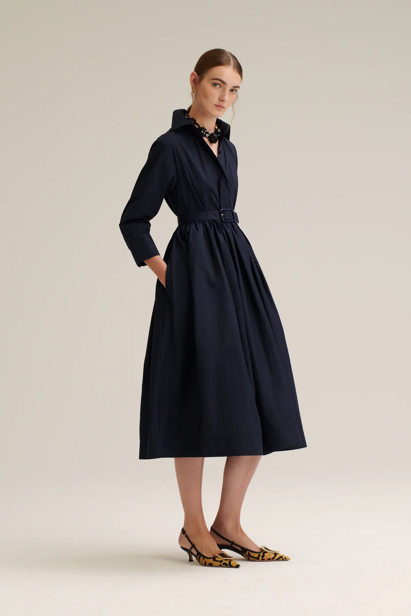PARACHUTE BUCKLE SHIRT DRESS - Image 5