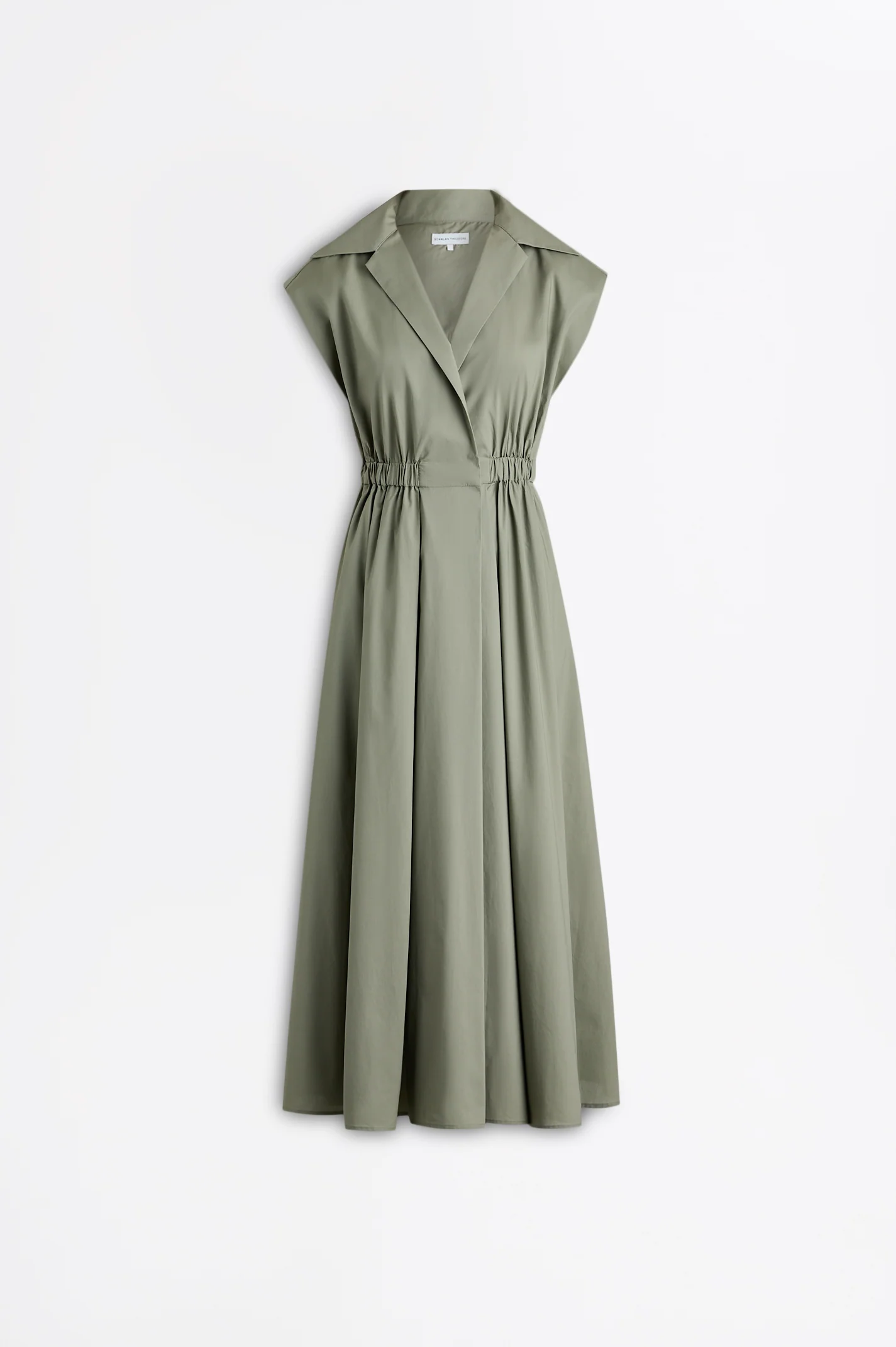 PARACHUTE COTTON CAP SLEEVE DRESS - Image 2