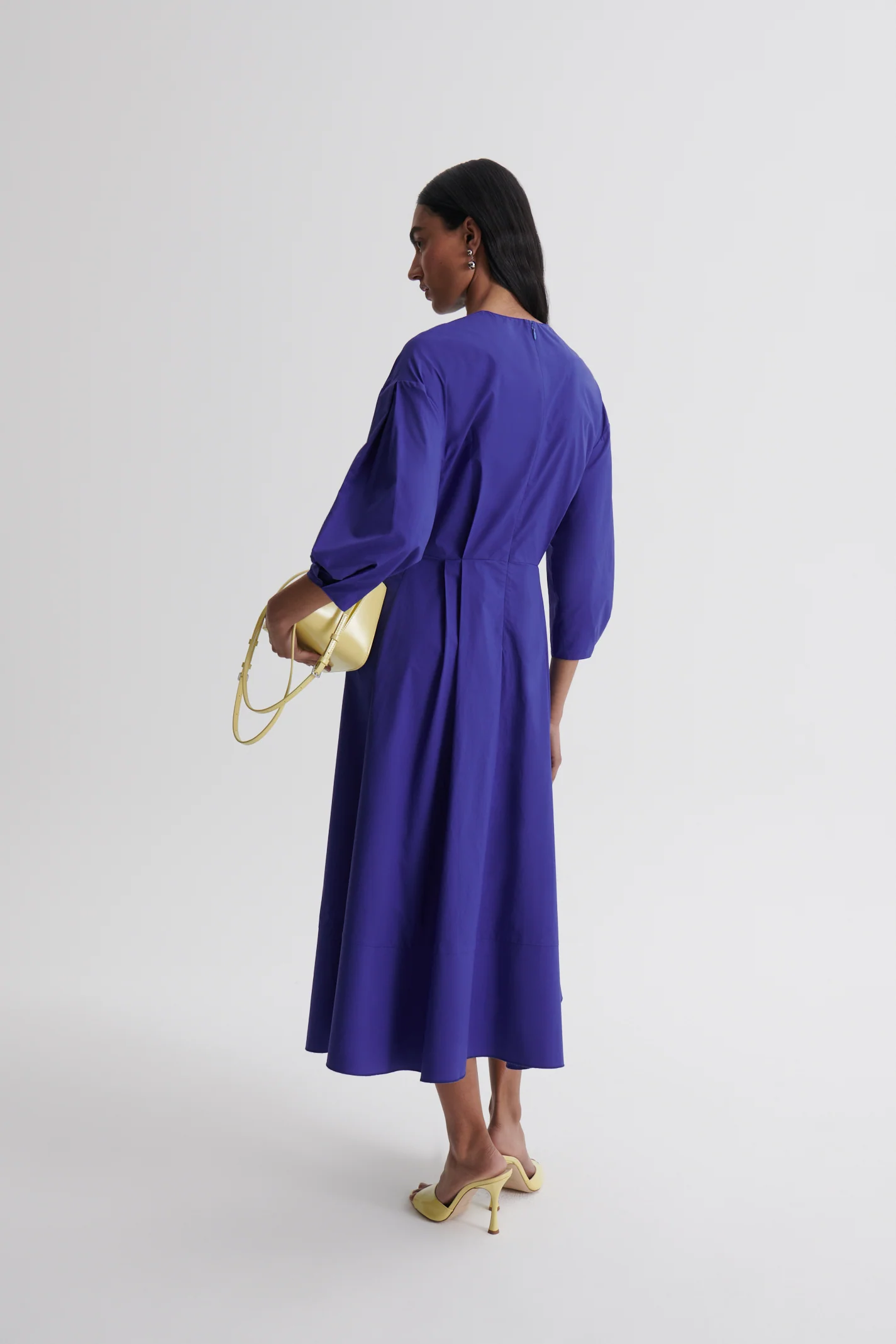 PARACHUTE COTTON DRAPE DRESS - Image 5