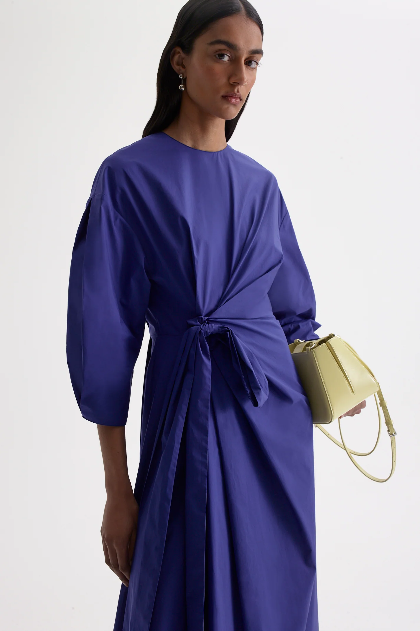 PARACHUTE COTTON DRAPE DRESS - Image 6