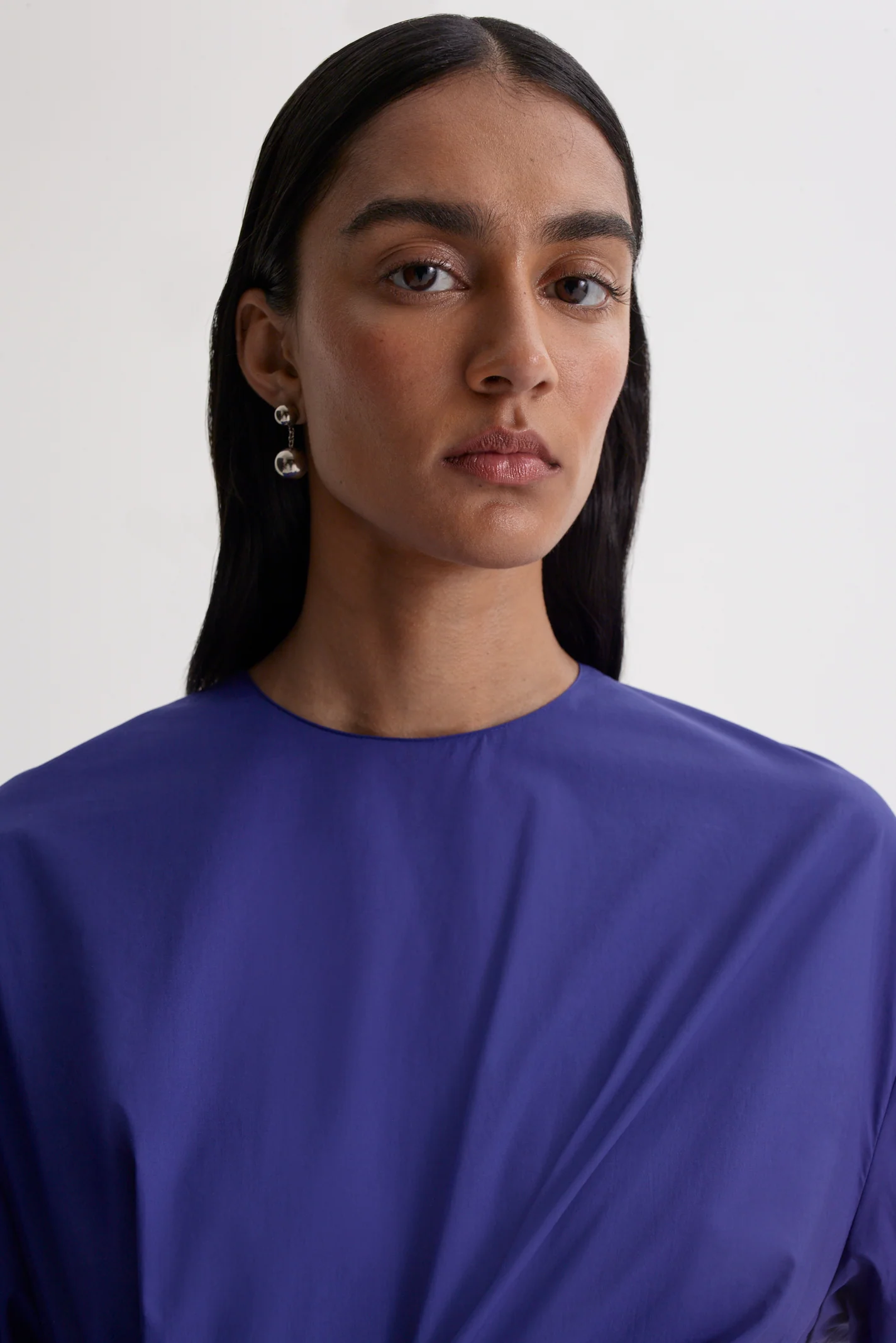 PARACHUTE COTTON DRAPE DRESS - Image 8