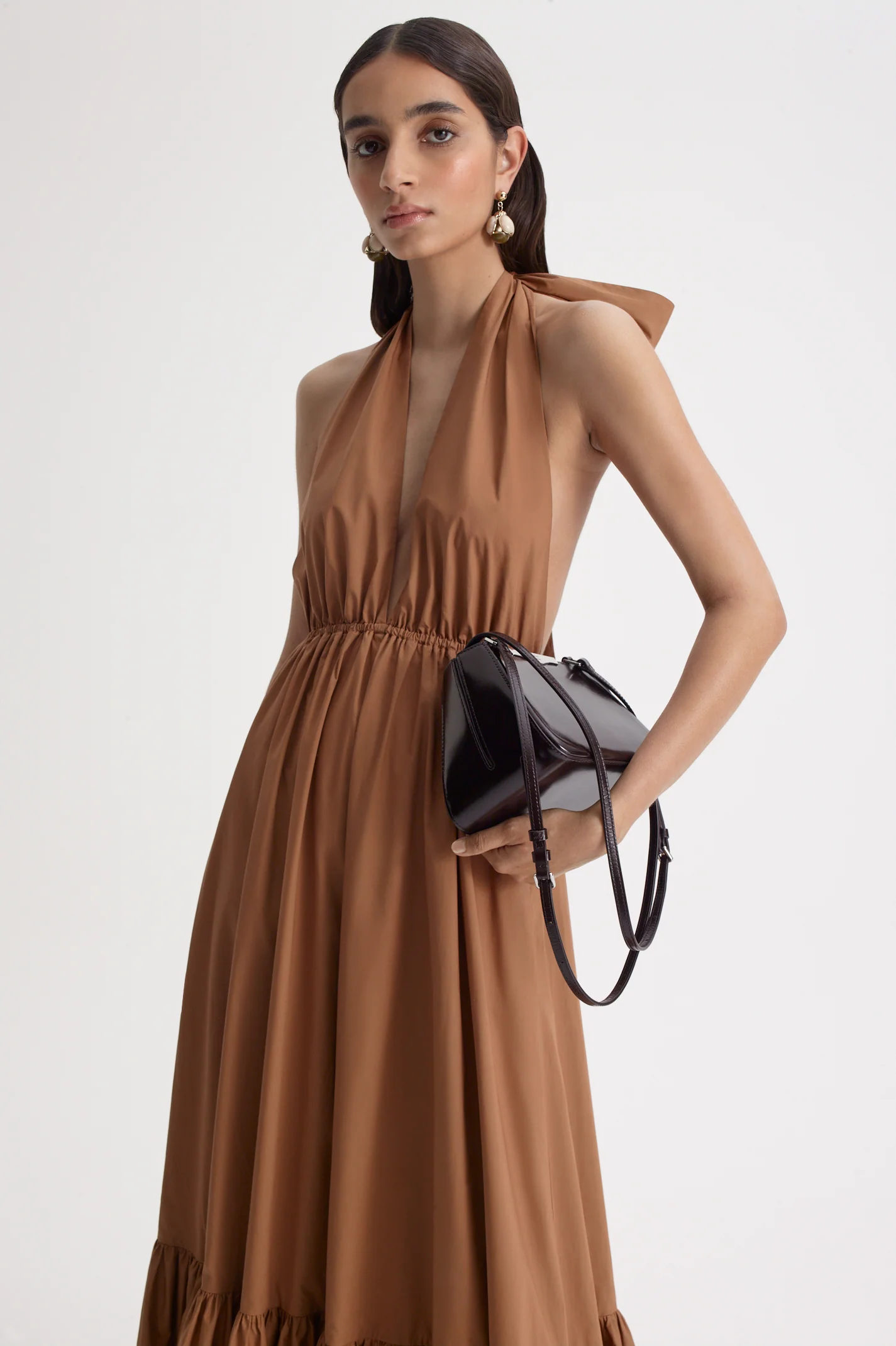 PARACHUTE COTTON HALTER DRESS - Image 7