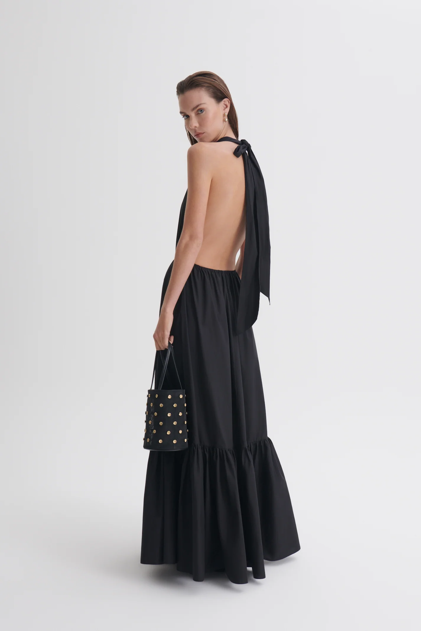 PARACHUTE COTTON HALTER DRESS - Image 4